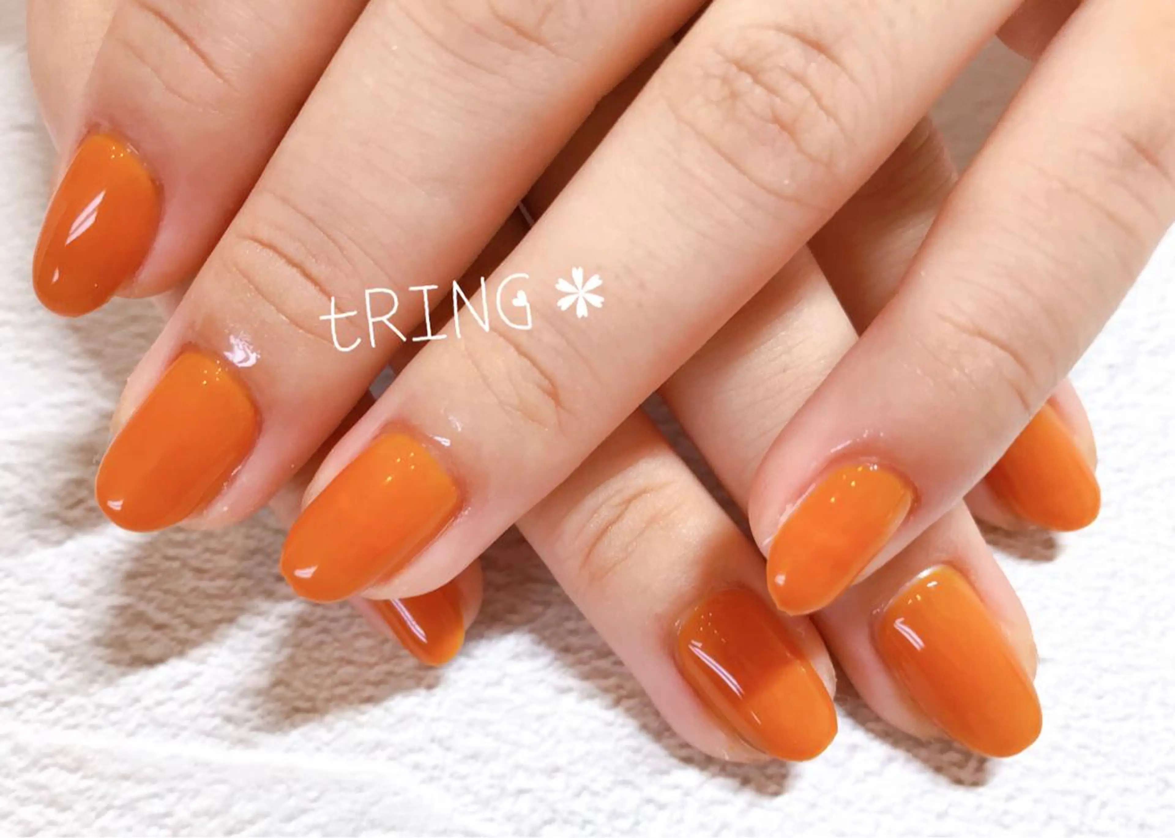 ネイル ハンドネイル tRING＊ しいの木台のネイルデザイン