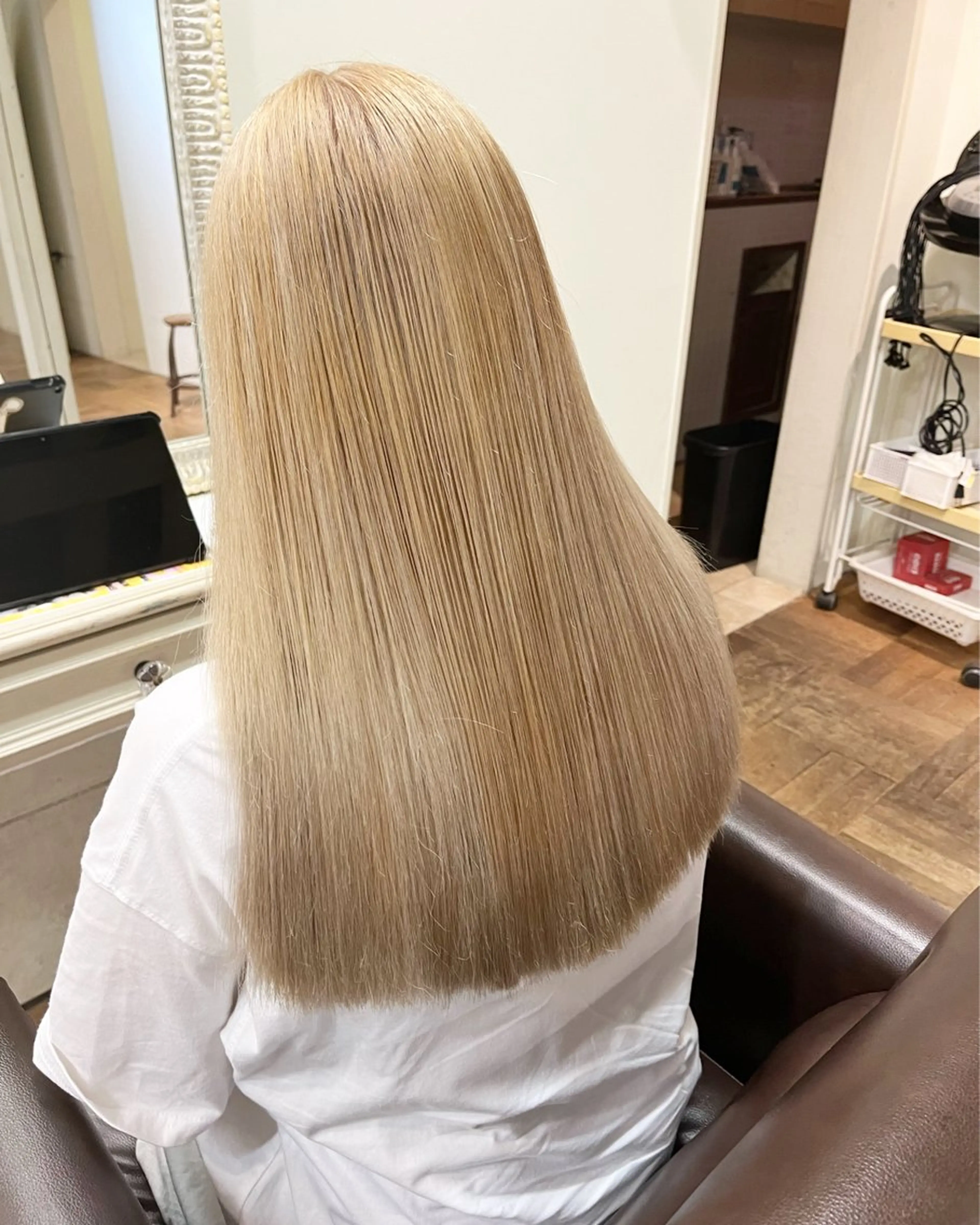 ロング ヤナギウチ エリカのヘアスタイル