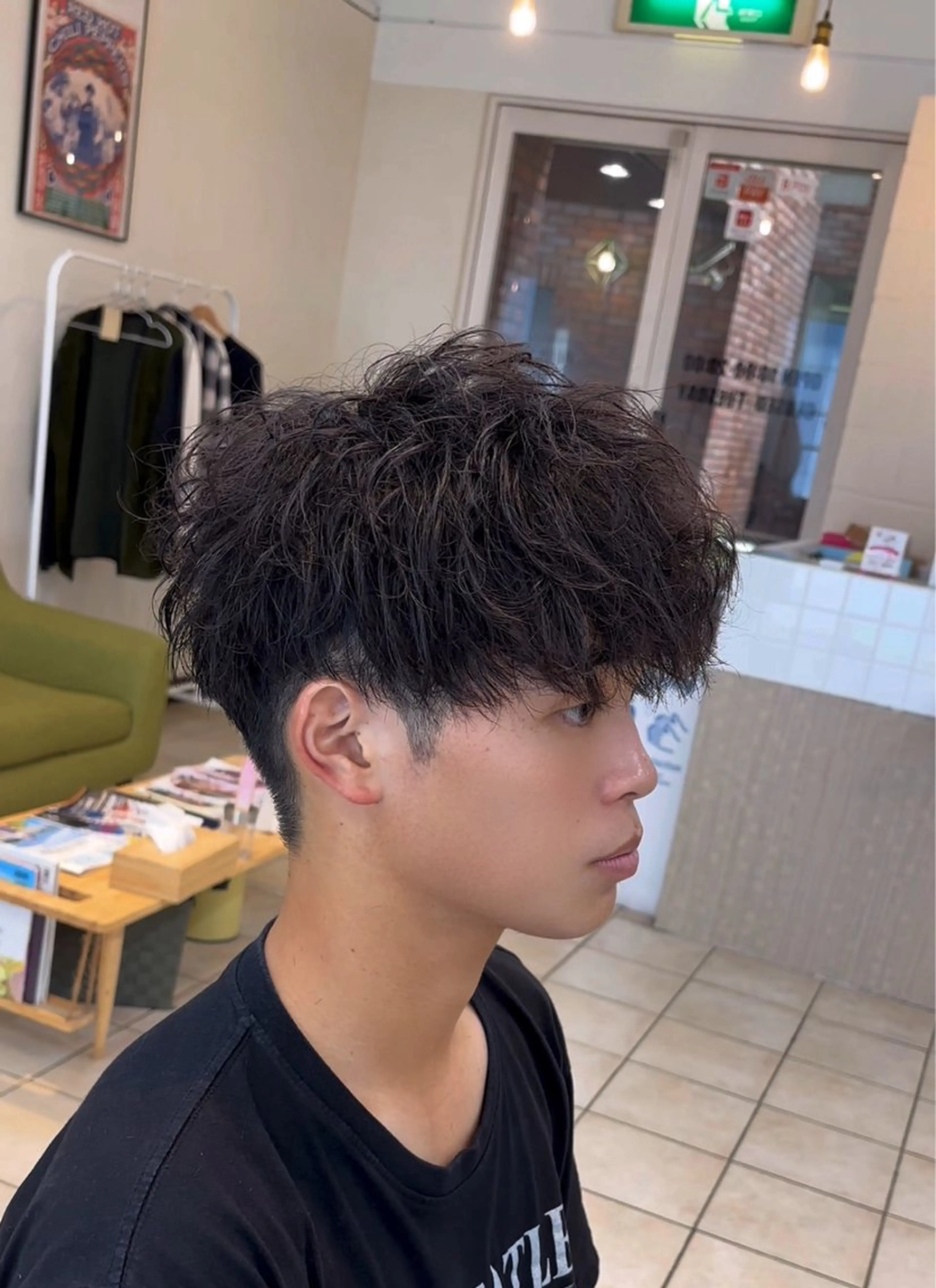 ショート パーマ メンズ メンズパーマ 波巻きパーマ カット パーマ 👑大宮メンズパーマ No.1Mizukiのヘアスタイル