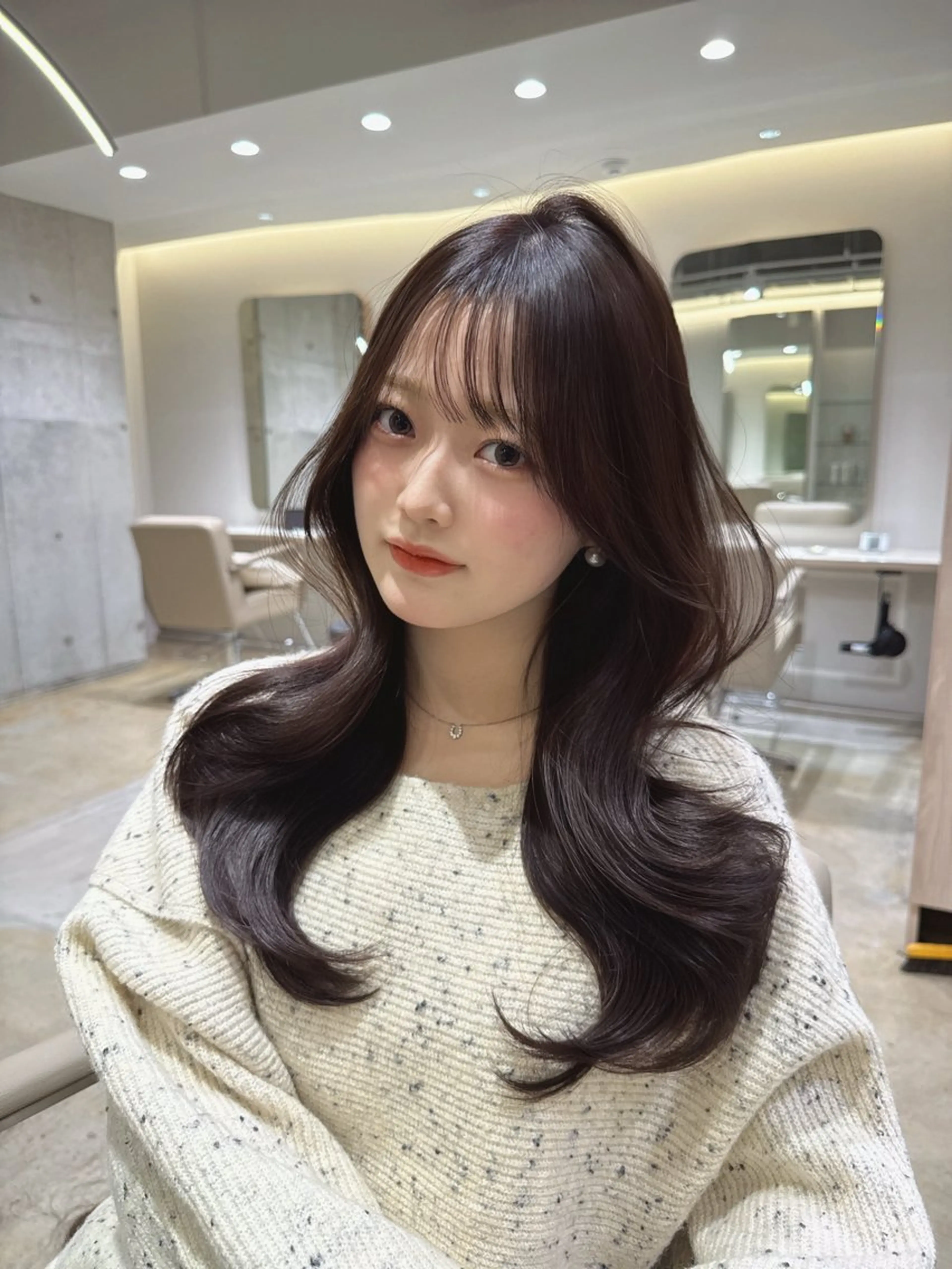 ロング カット ヘアカラー トリートメント 🦋トレンドヘア🦋 竹内克弥のヘアスタイル