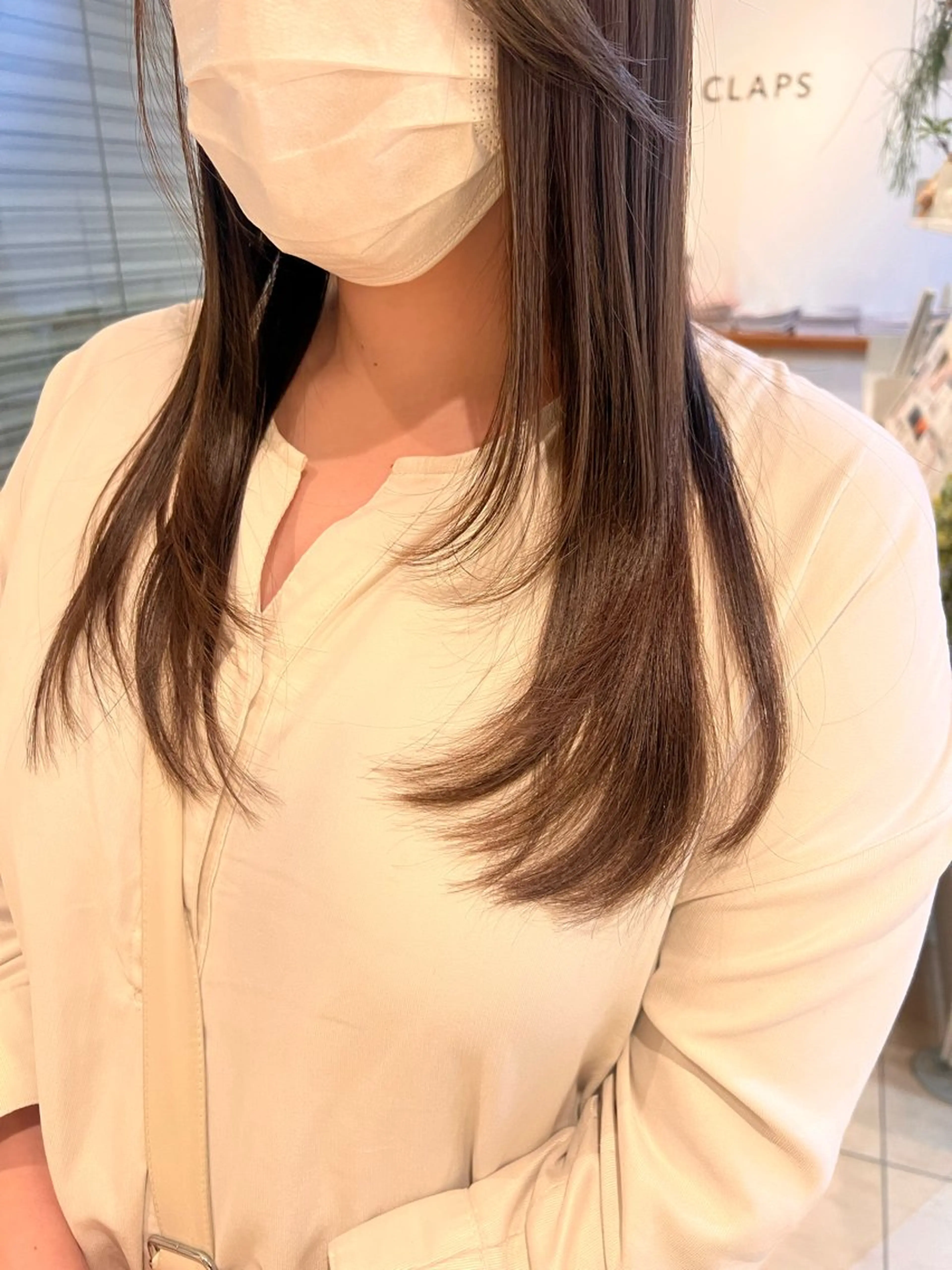 ロング レイヤーカット リリカ🐈‍⬛ブリー チカラー/上永谷のヘアスタイル