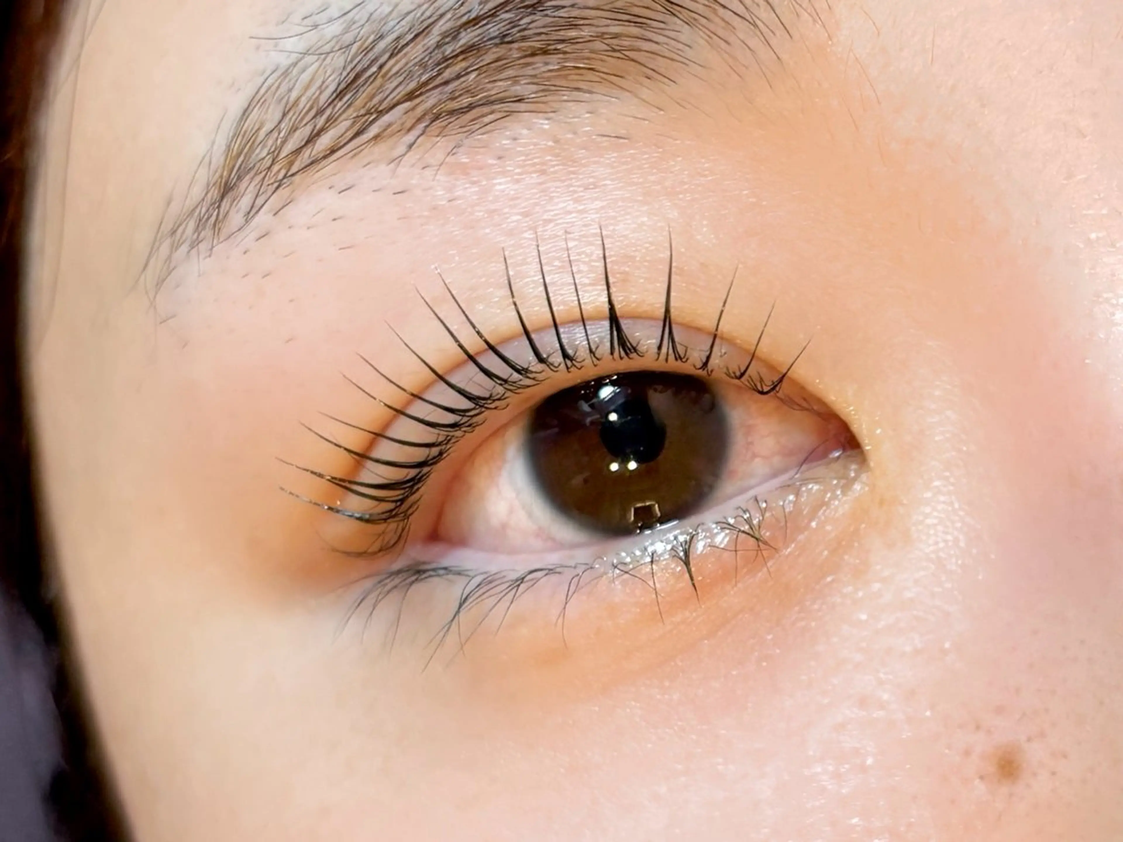 マツエク・マツパ ナチュラル パリジェンヌラッシュリフト まつげパーマ 一重×まつ毛パーマ 表参道eyelist KONOMIのマツエク・マツパデザイン