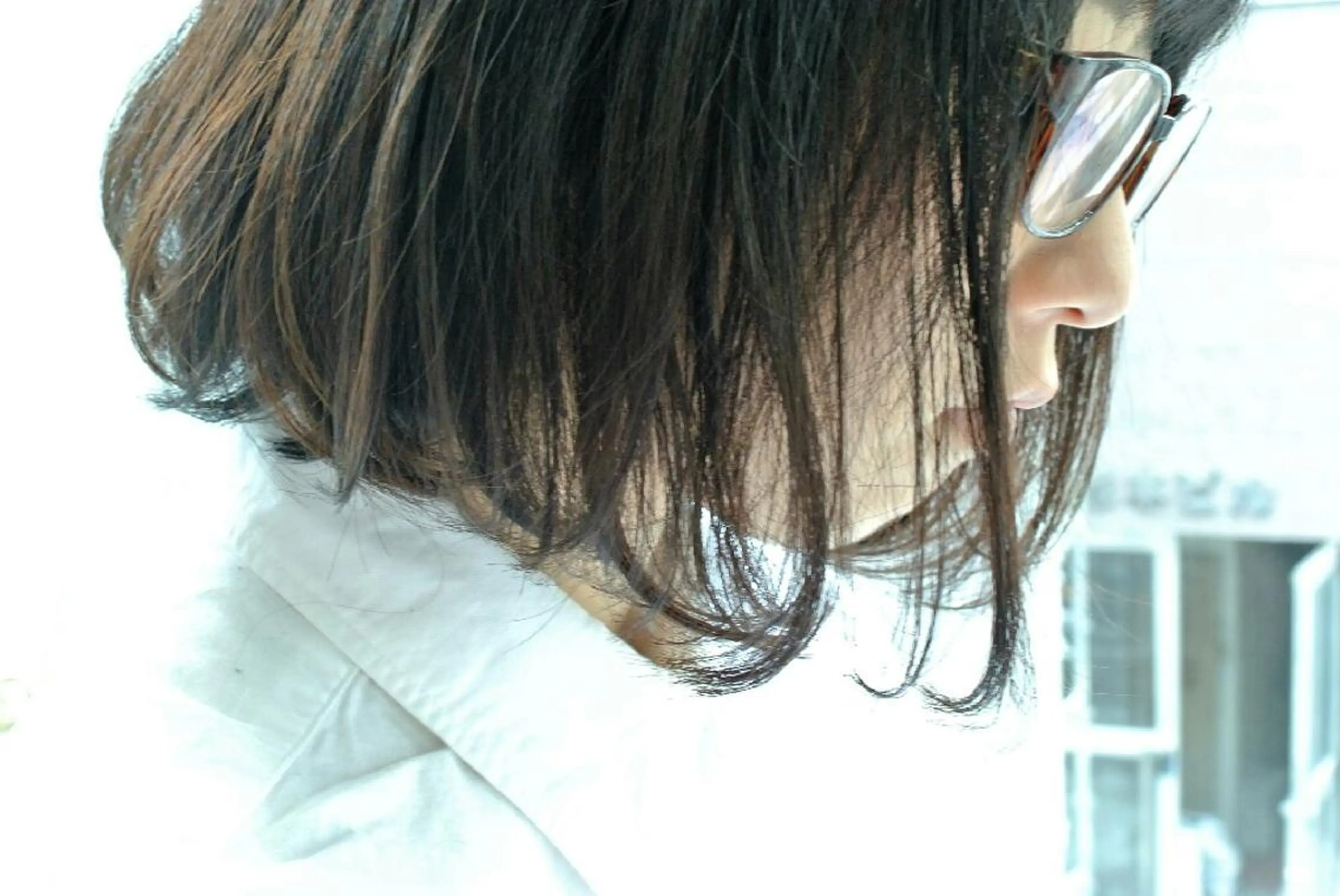 ミディアム ショート ボブ 樋口 千尋のヘアスタイル