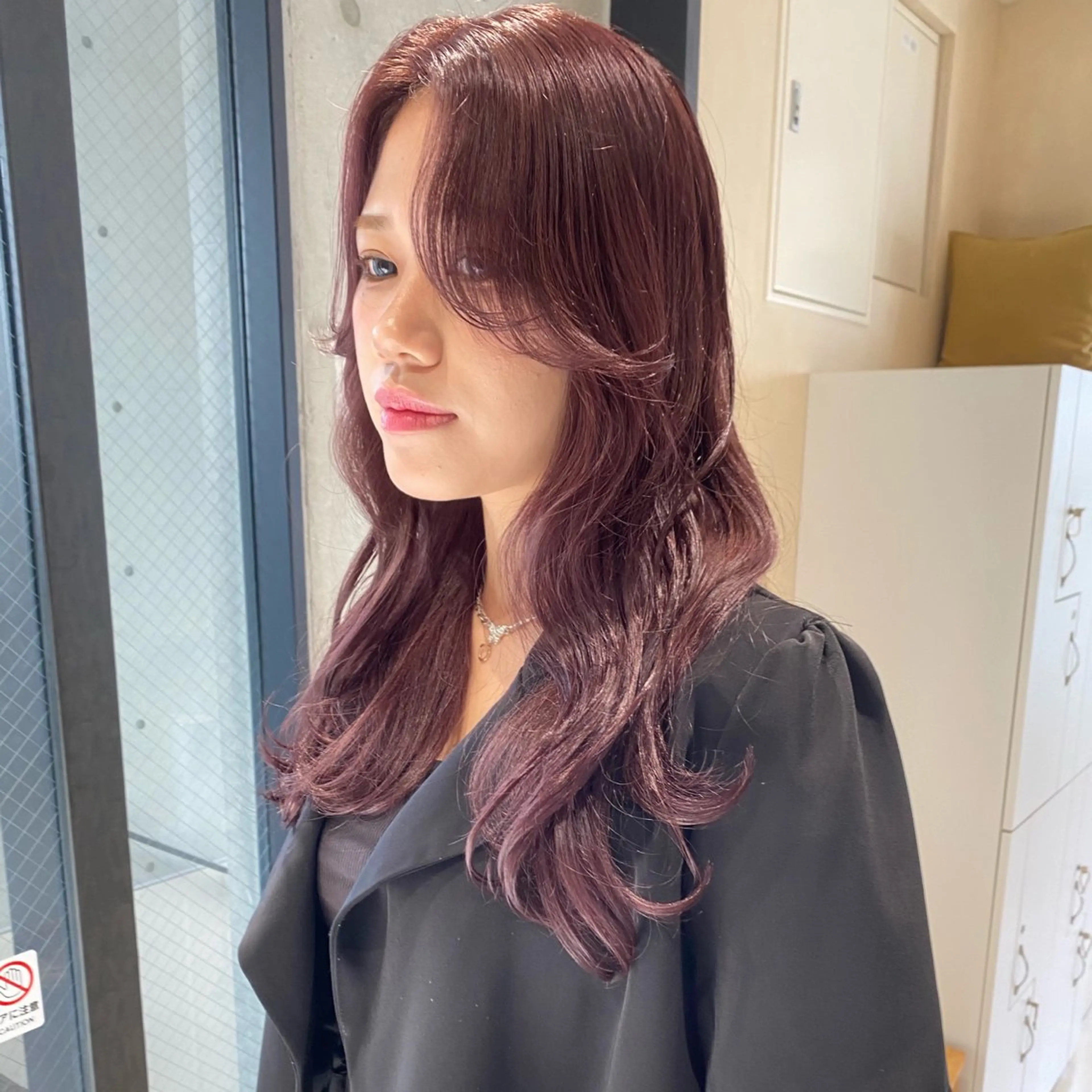 ロング カラー cie所属・ボブ/ミニボブ 透明感カラーkadoのヘアスタイル