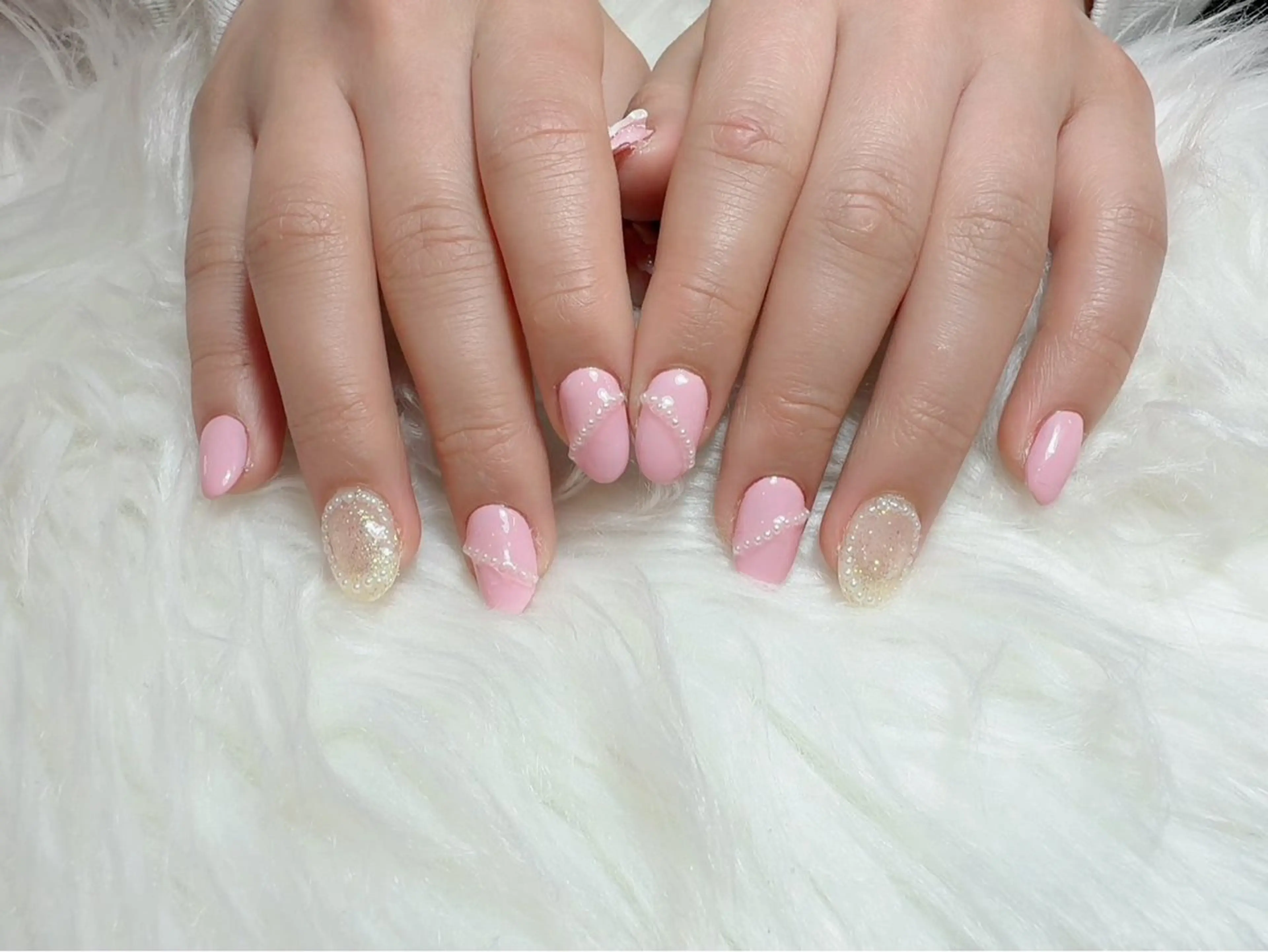 ネイル アートネイル ジェルネイル グラデーション キラキラネイル 韓国ネイル ハンドネイル MIYU．nail Mariaのネイルデザイン