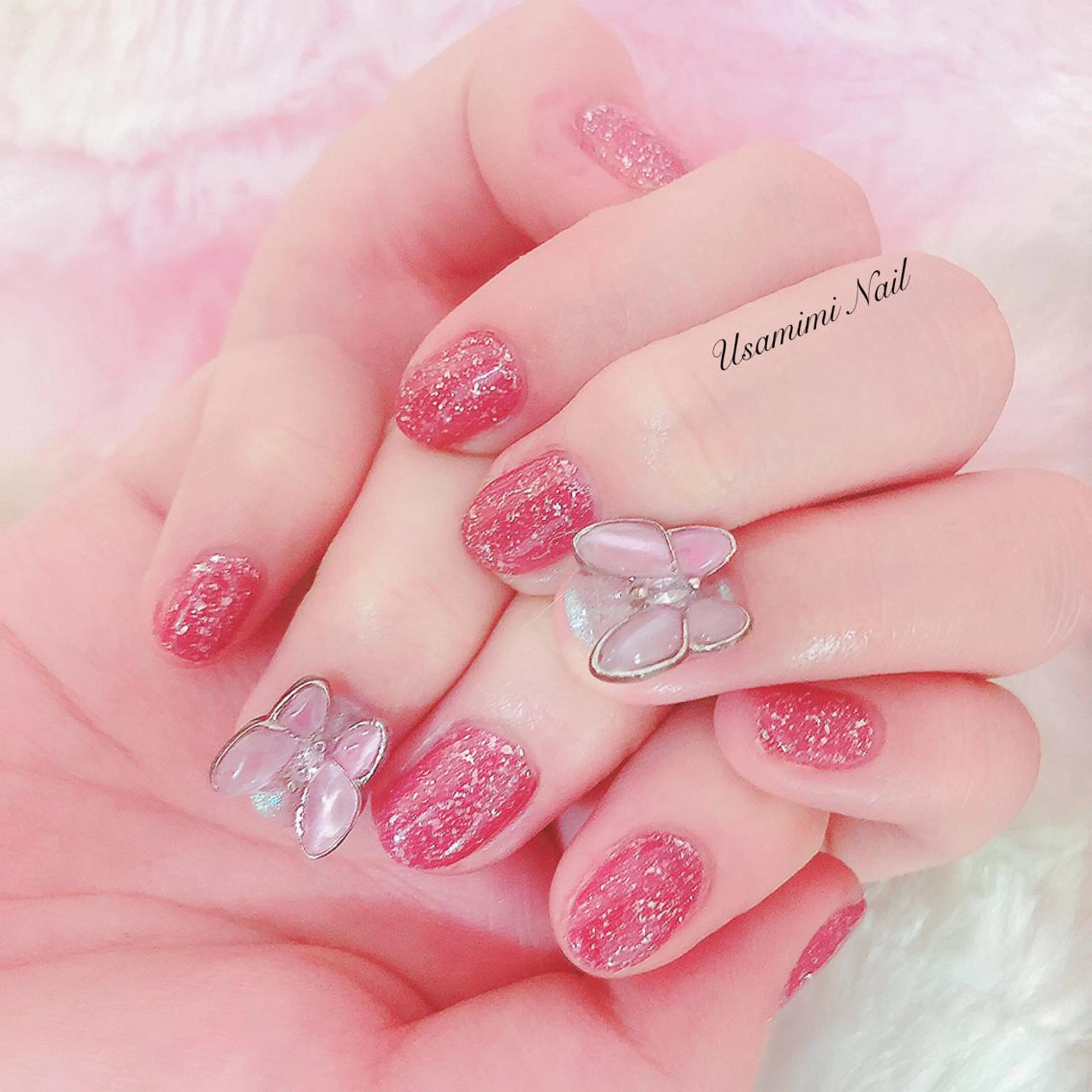 ネイル ハンドネイル USAMiMi 🐰💕のネイルデザイン