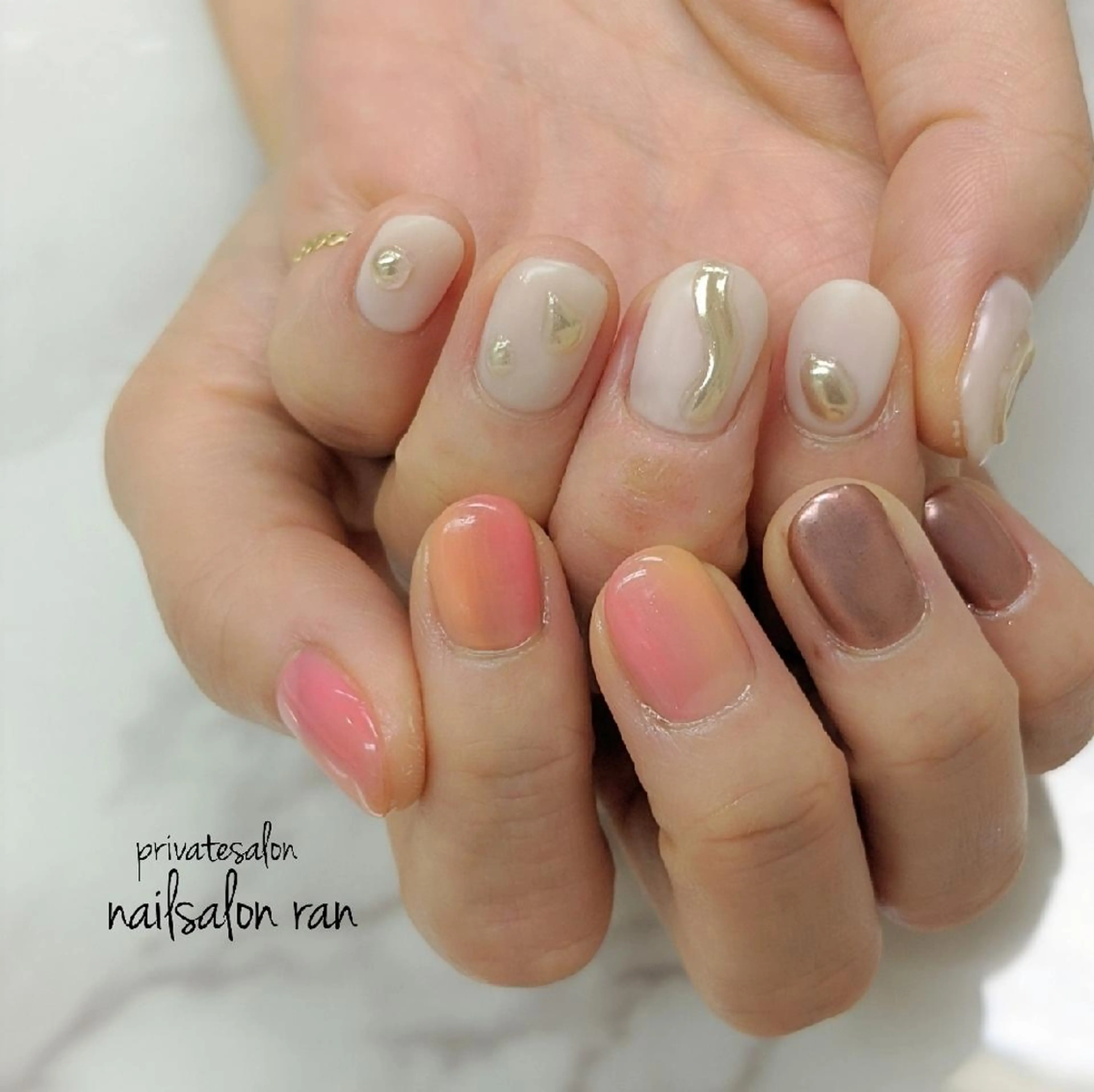 ネイル nailsalon ranのネイルデザイン