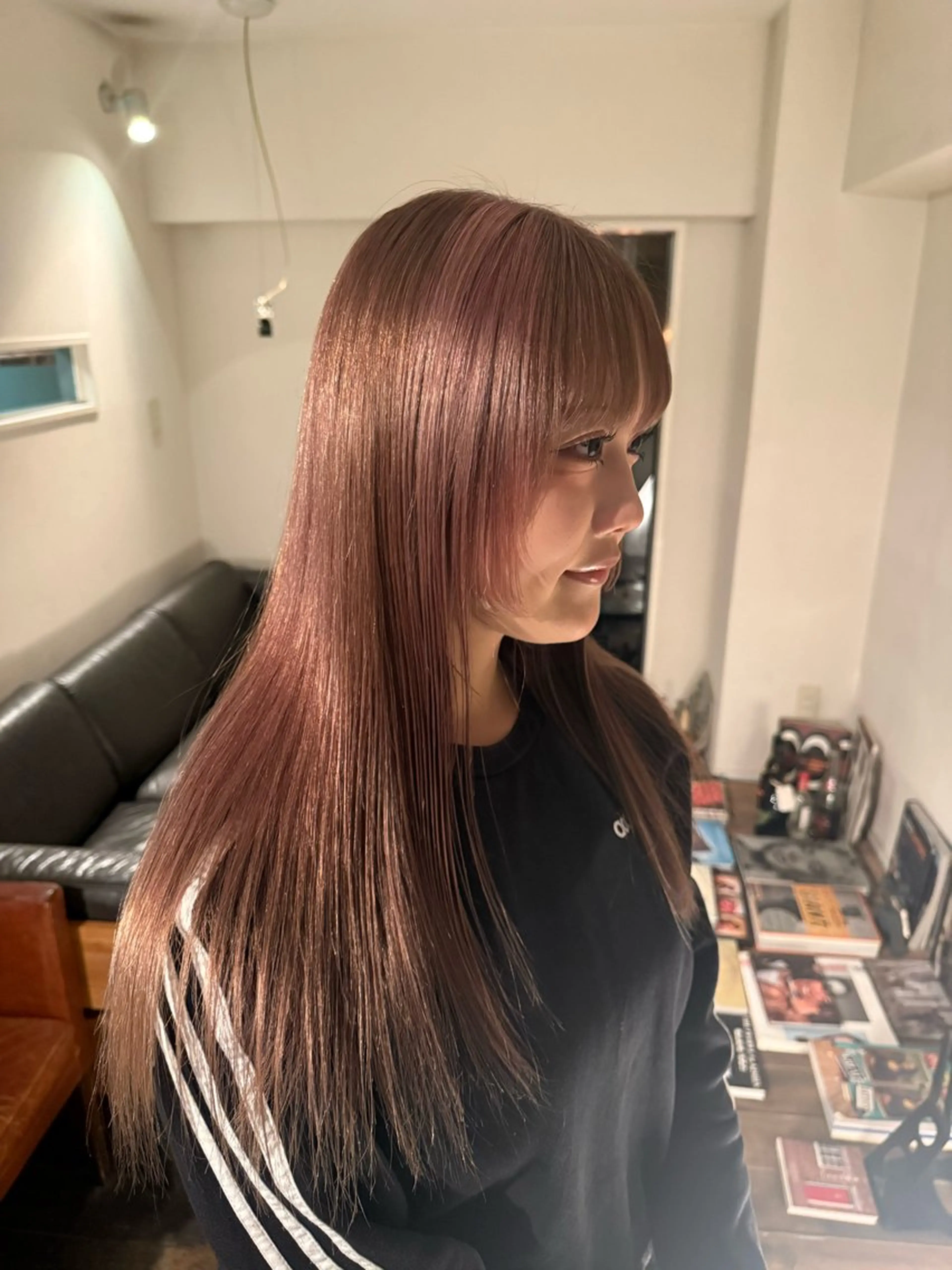 ロング 大石 優衣のヘアスタイル