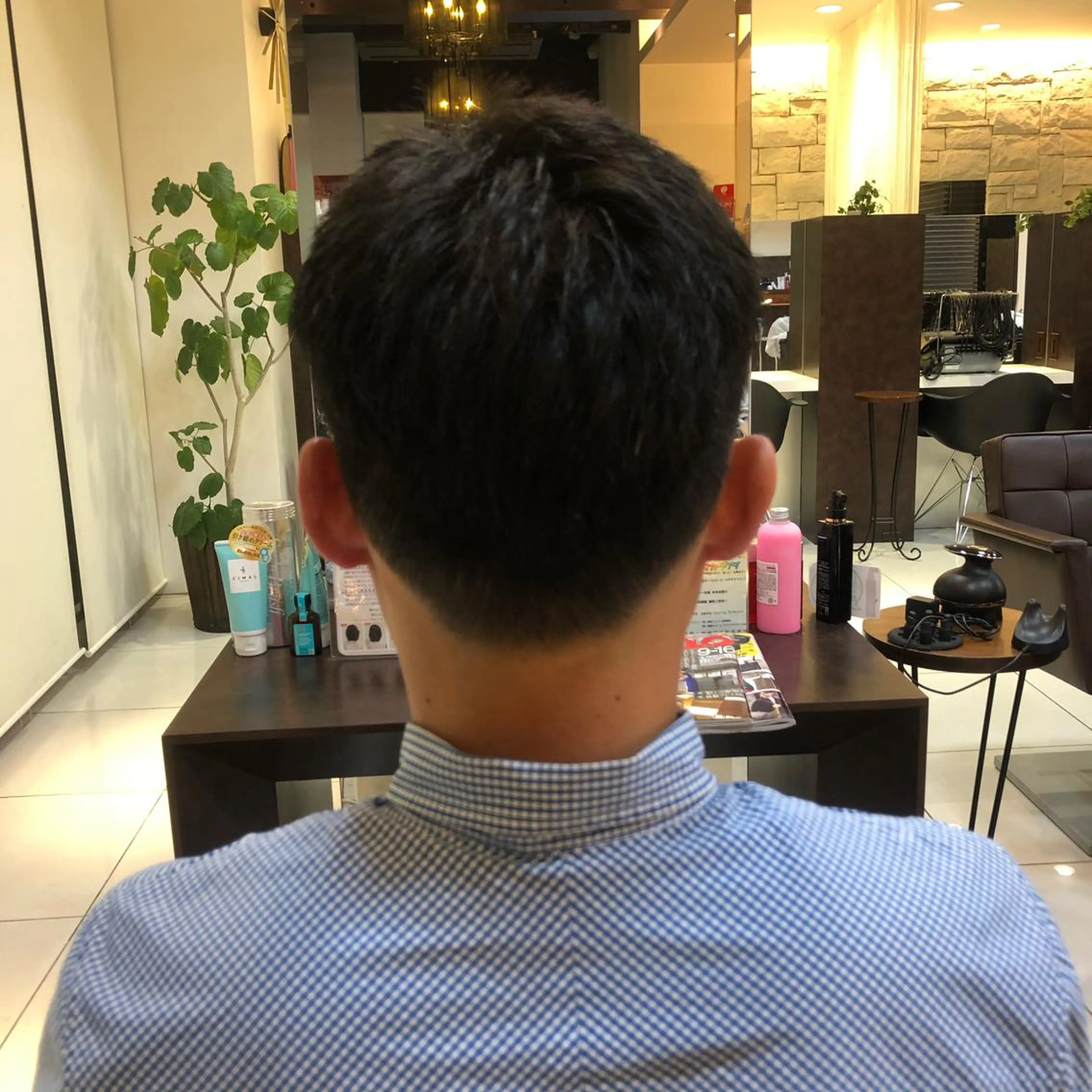 メンズ 🩵盛れる韓国ヘア 🩵うるつやカラーのヘアスタイル