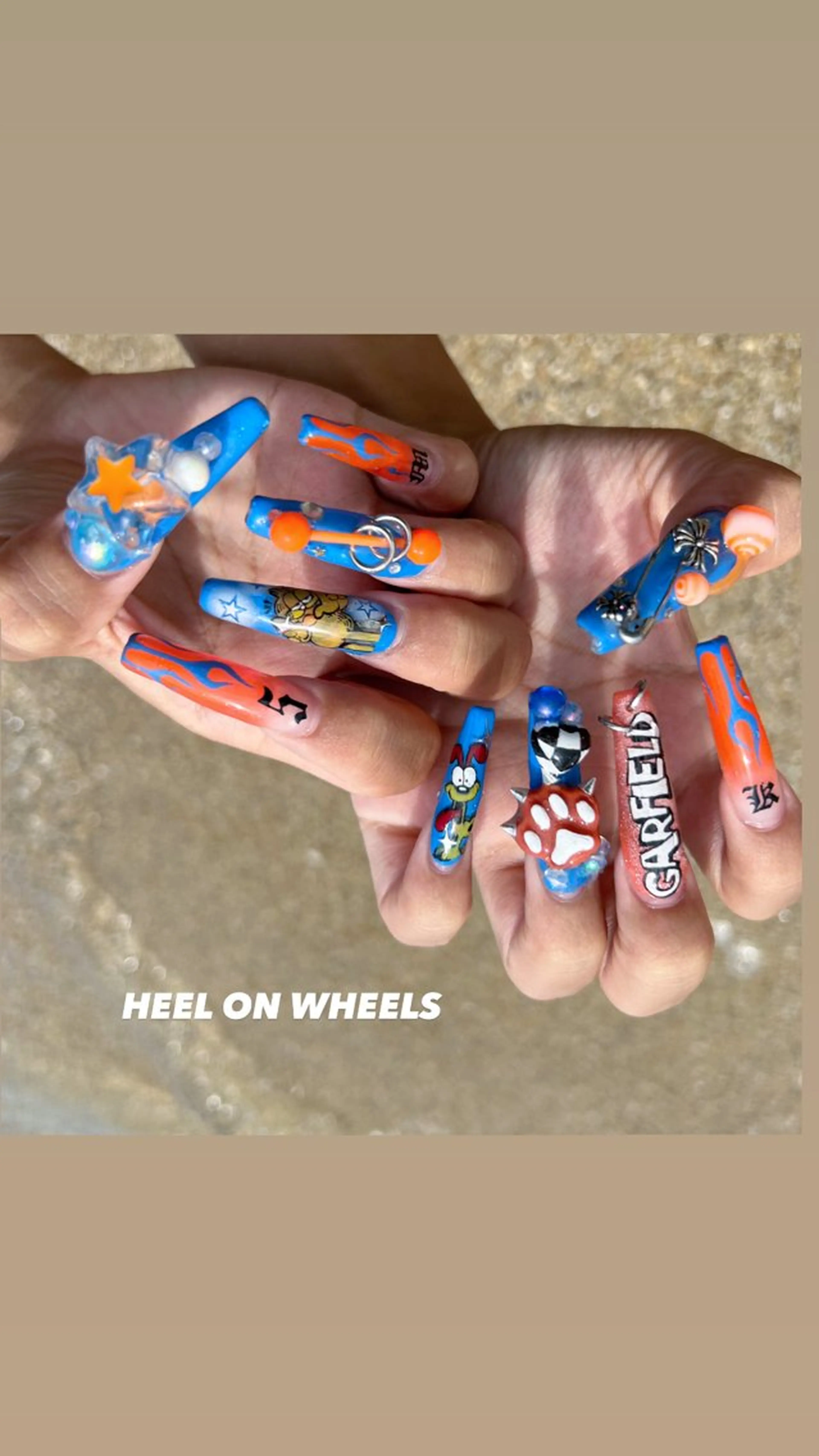 ネイル アートネイル ⛓Miyu ⛓のネイルデザイン