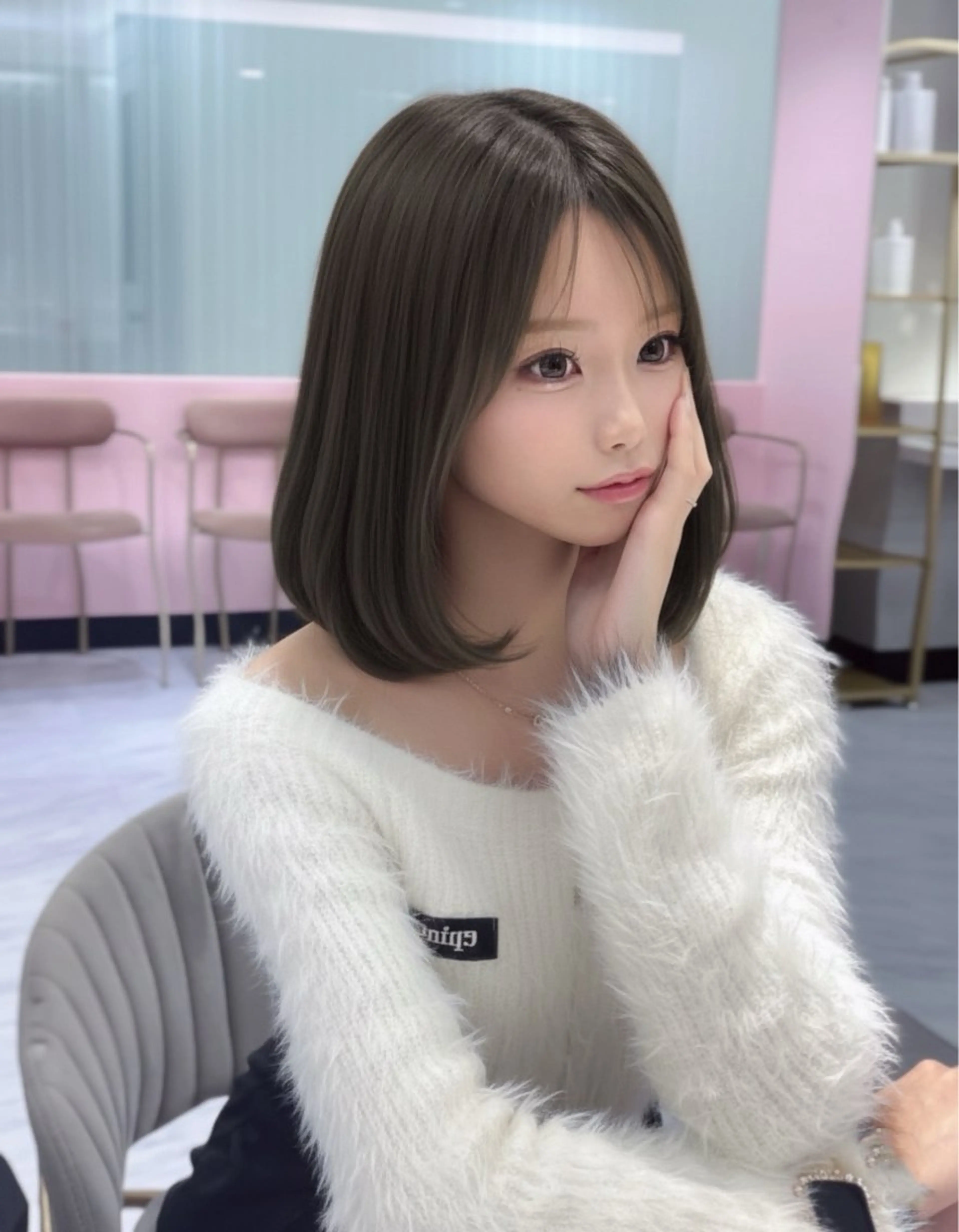 ミディアム カラー ヘアカラー トリートメント 韓国ヘア/髪質改善 TAKAHIROのヘアスタイル