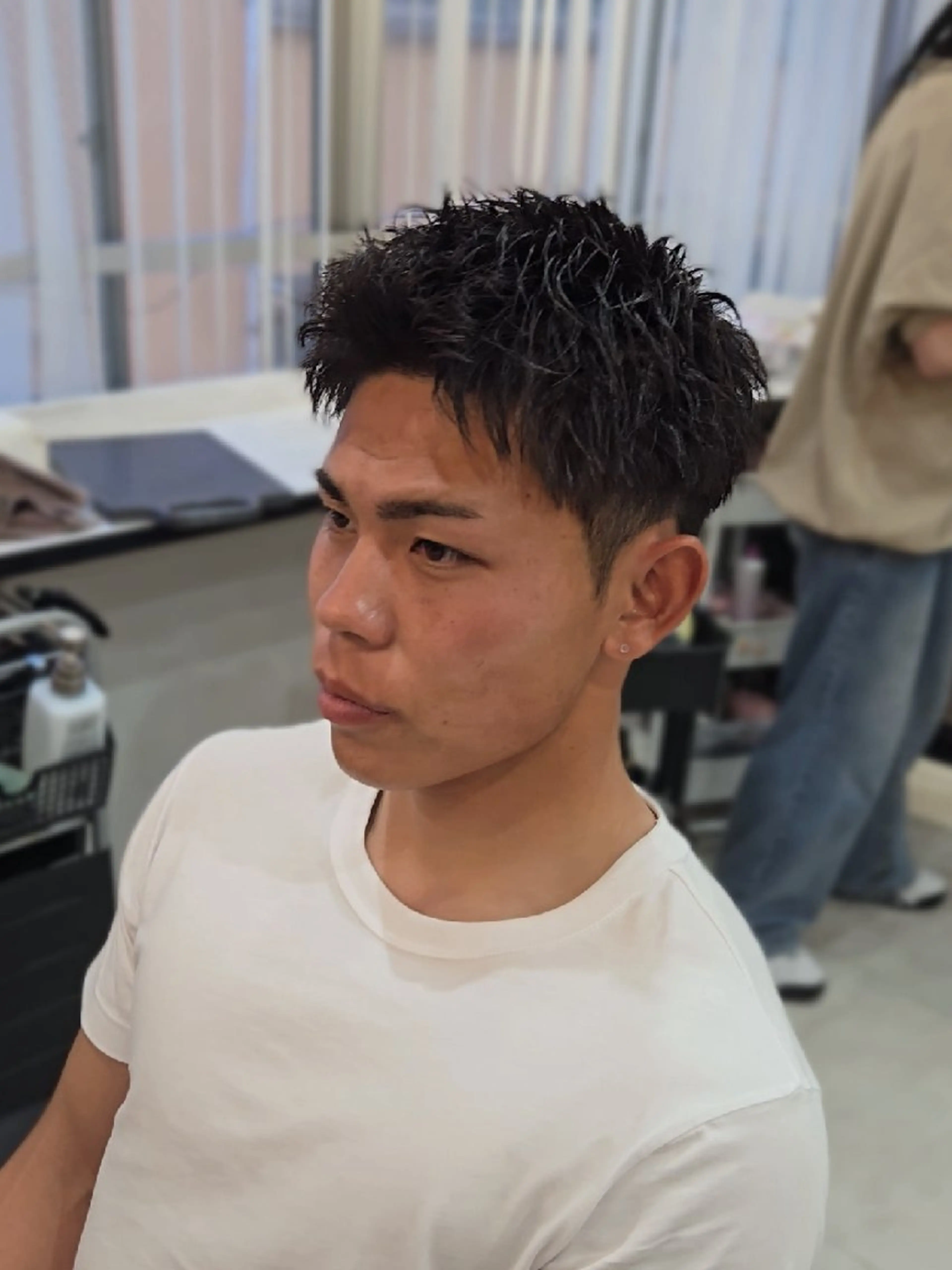 メンズ ショート カット ヘアセット LEN名古屋/パーマ 海外ヘア/メンズ特化のヘアスタイル