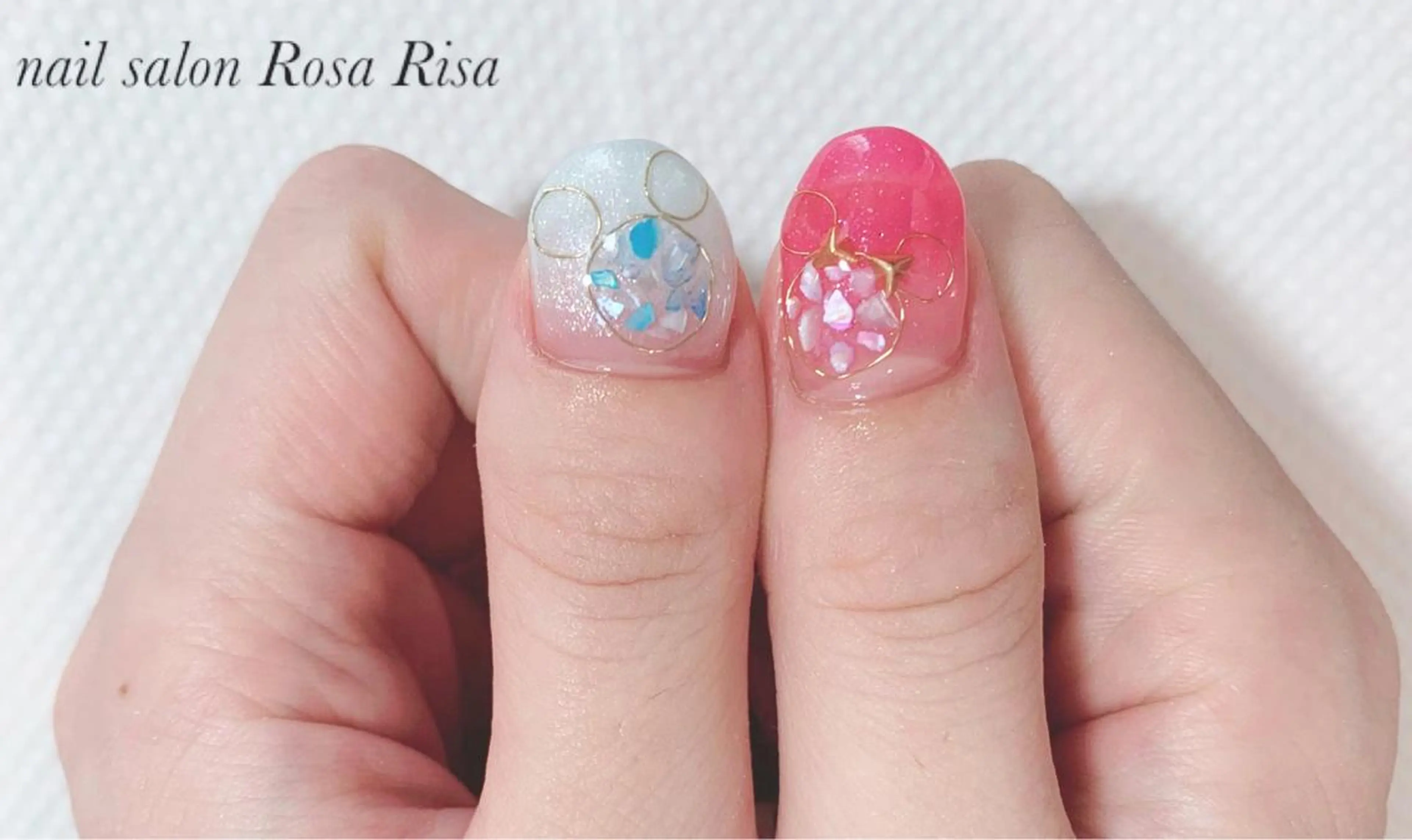 ショート ネイル ハンドネイル ネイルスタジオ シェイクユアハンズのネイルデザイン