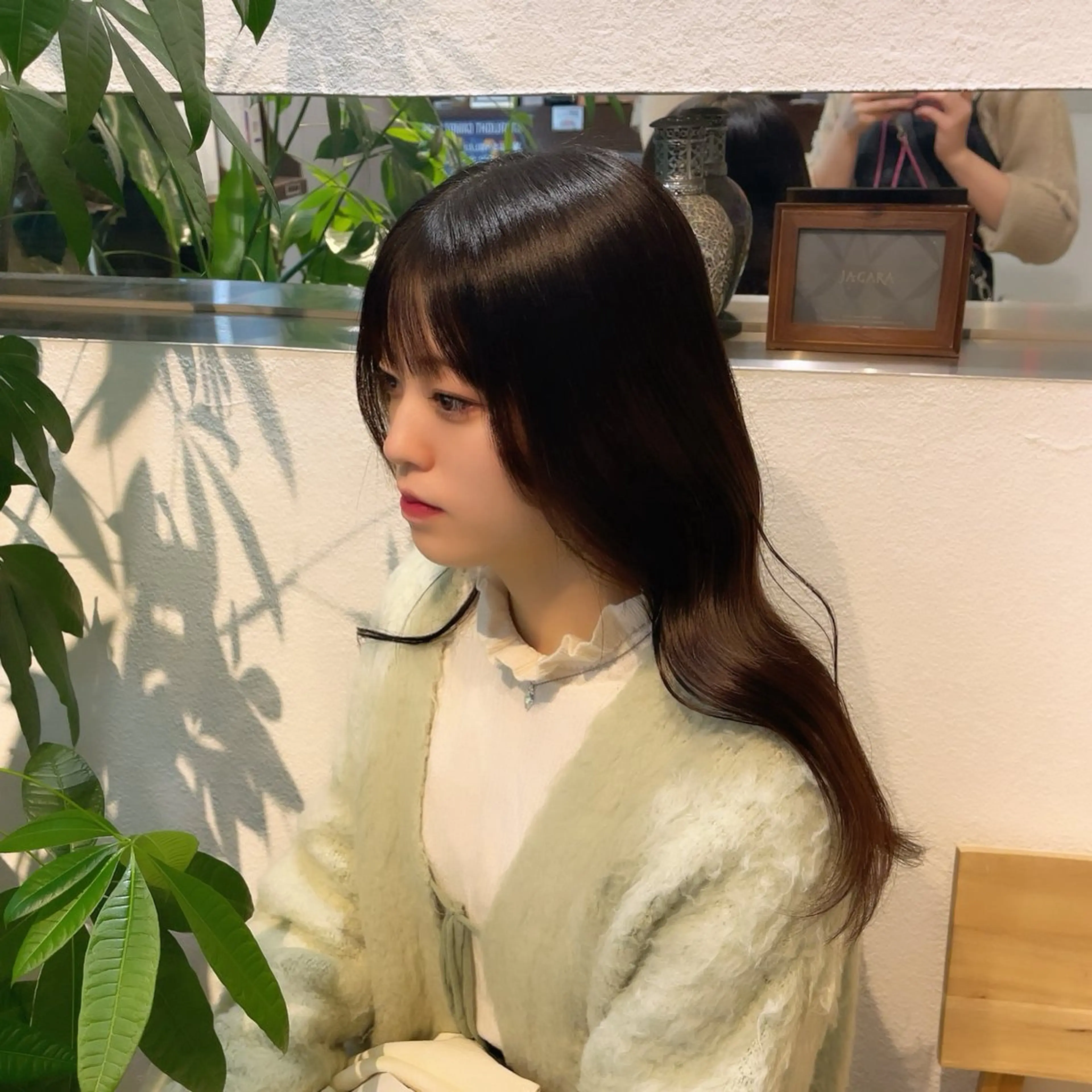 ロング suzuka/透明感 カラー 美髪縮毛矯正のヘアスタイル