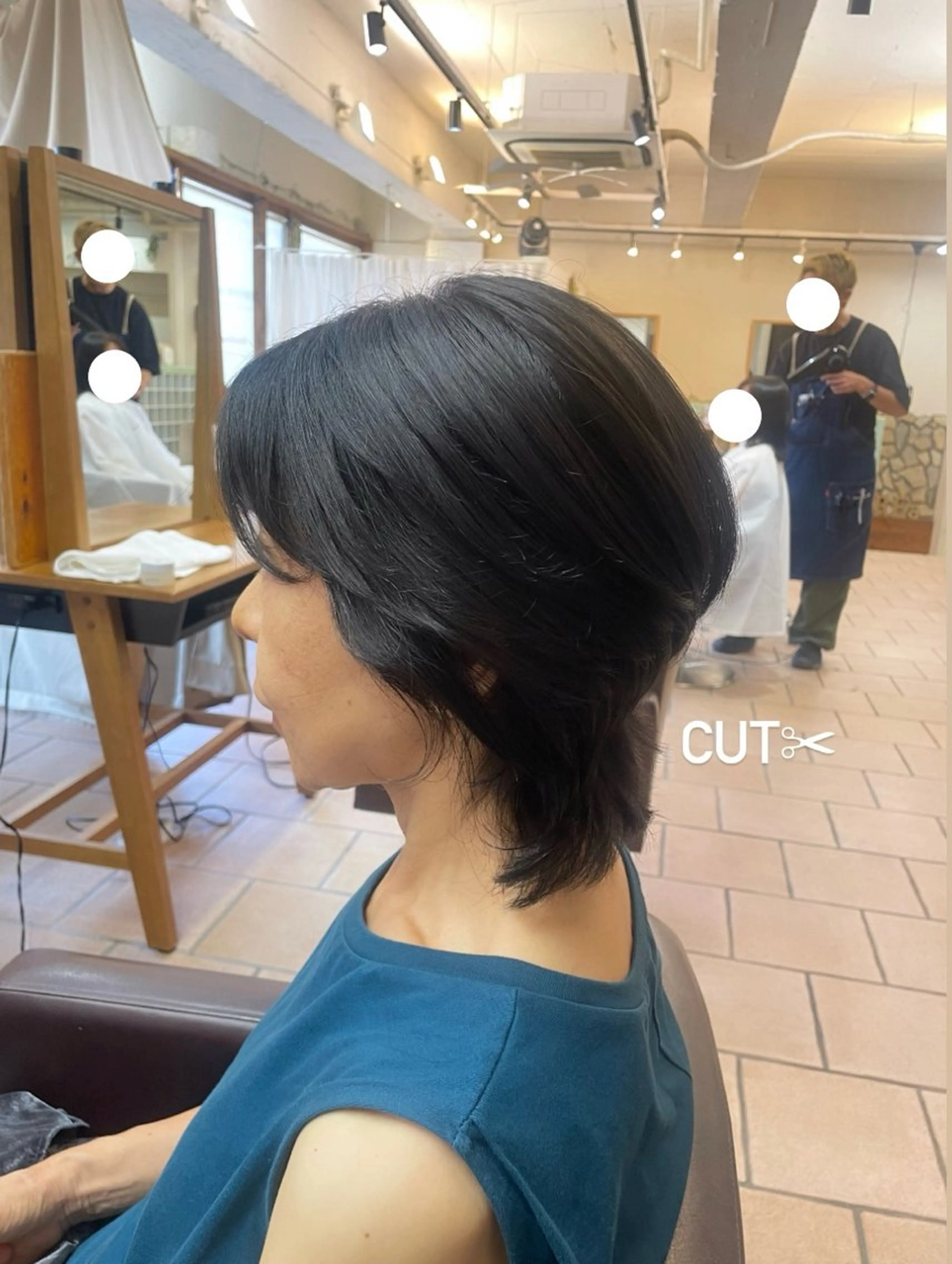 ショート ショートヘア 透明感カラー☆スパ☆ 石上遥楓のヘアスタイル