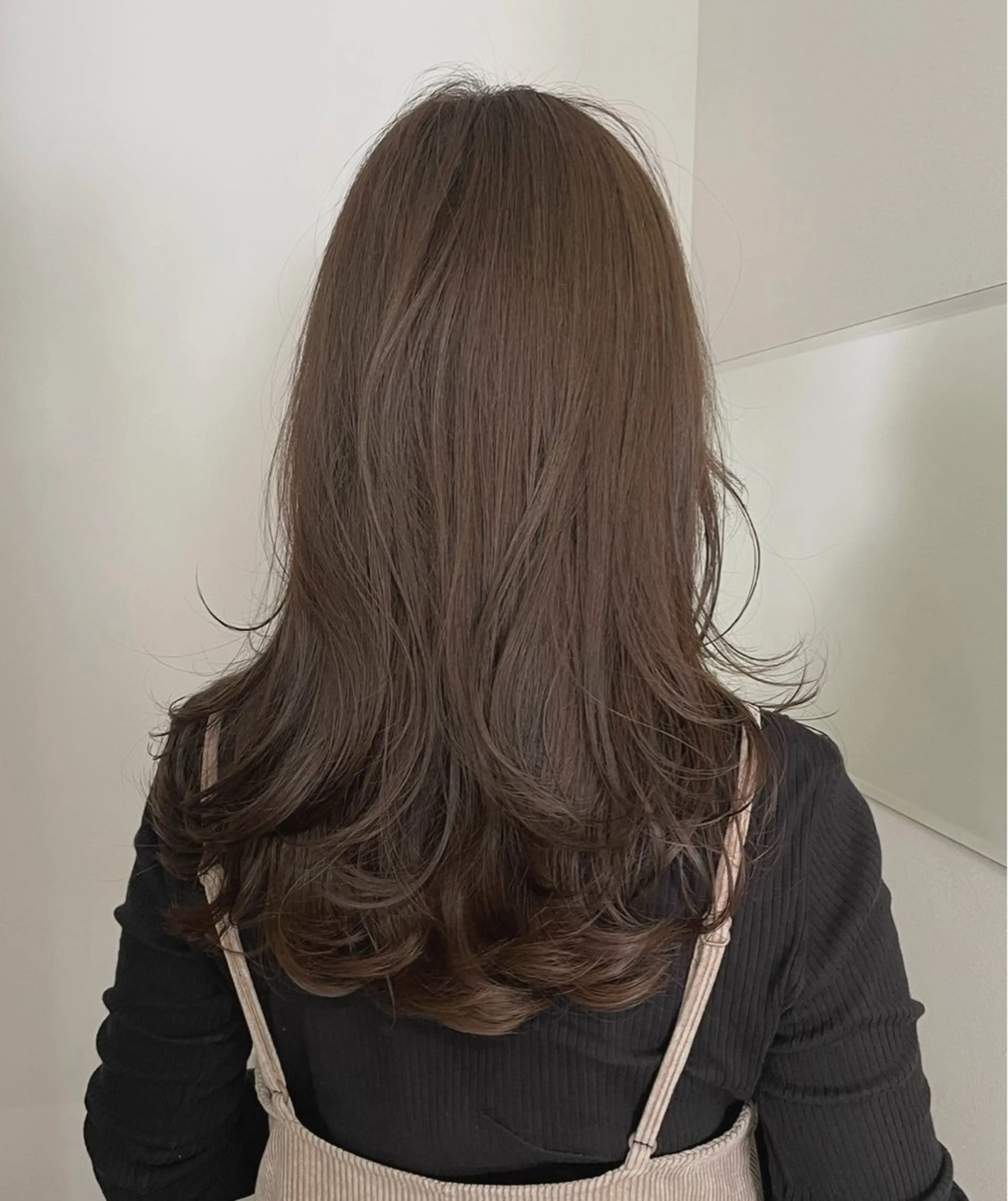 セミロング カラー カット ヘアカラー ヘアセット グレージュ/ベージュ /経堂/sana🌱のヘアスタイル