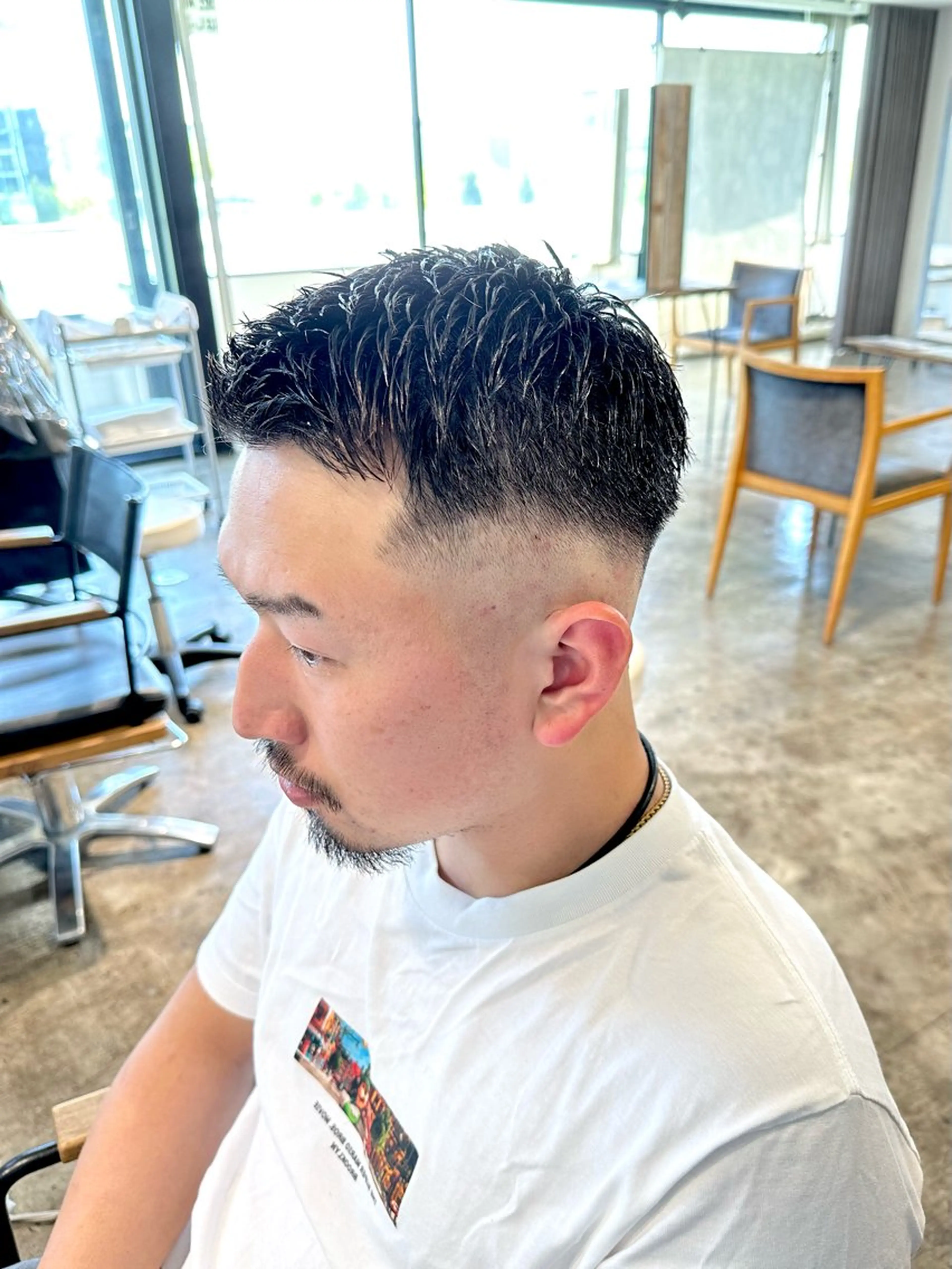 メンズ フェードカット メンズパーマ スキンフェード カット 骨格補正施術/メンズ 専門美容師/YUYAのヘアスタイル