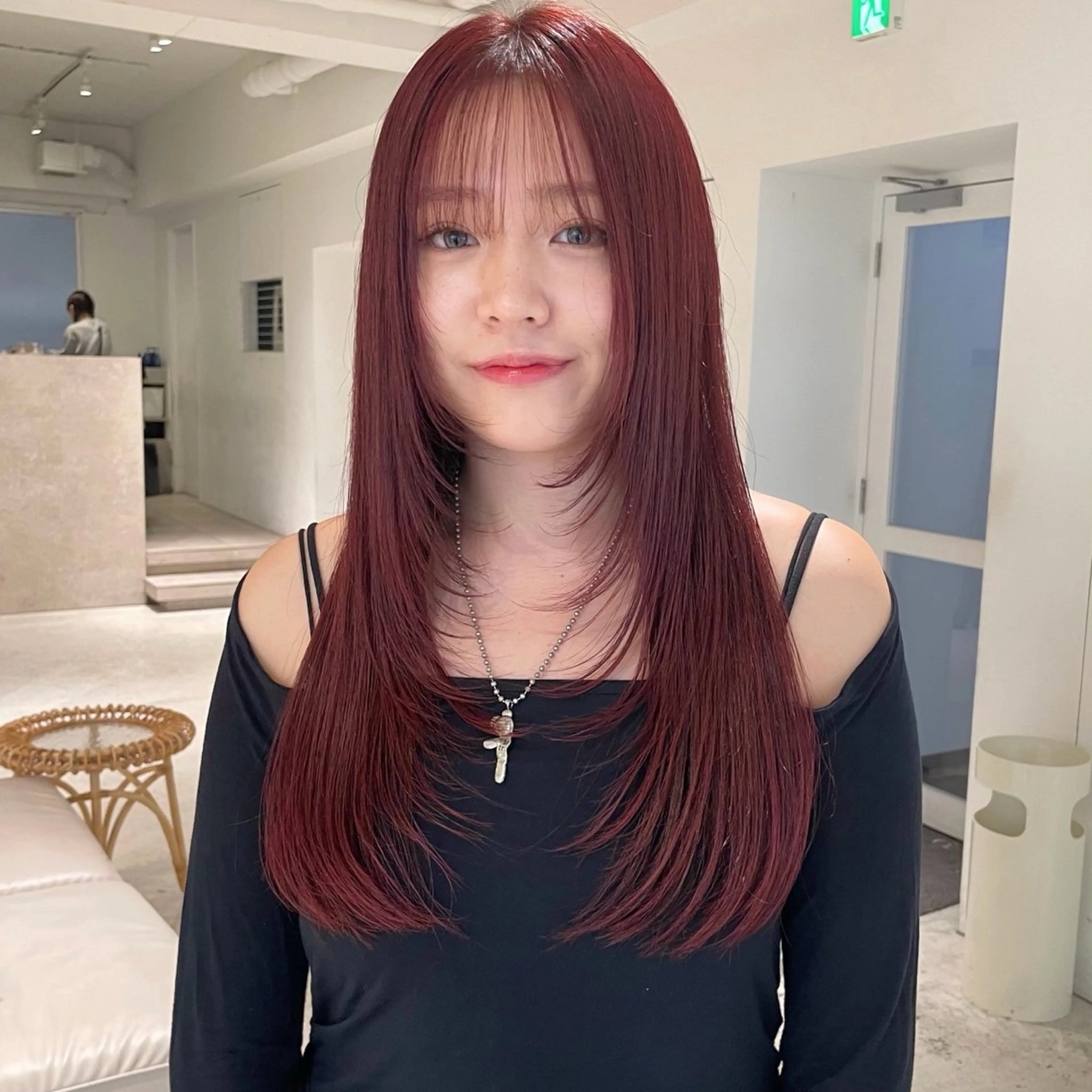 ロング ヘアカラー haruko🎀 レイヤーカットのヘアスタイル