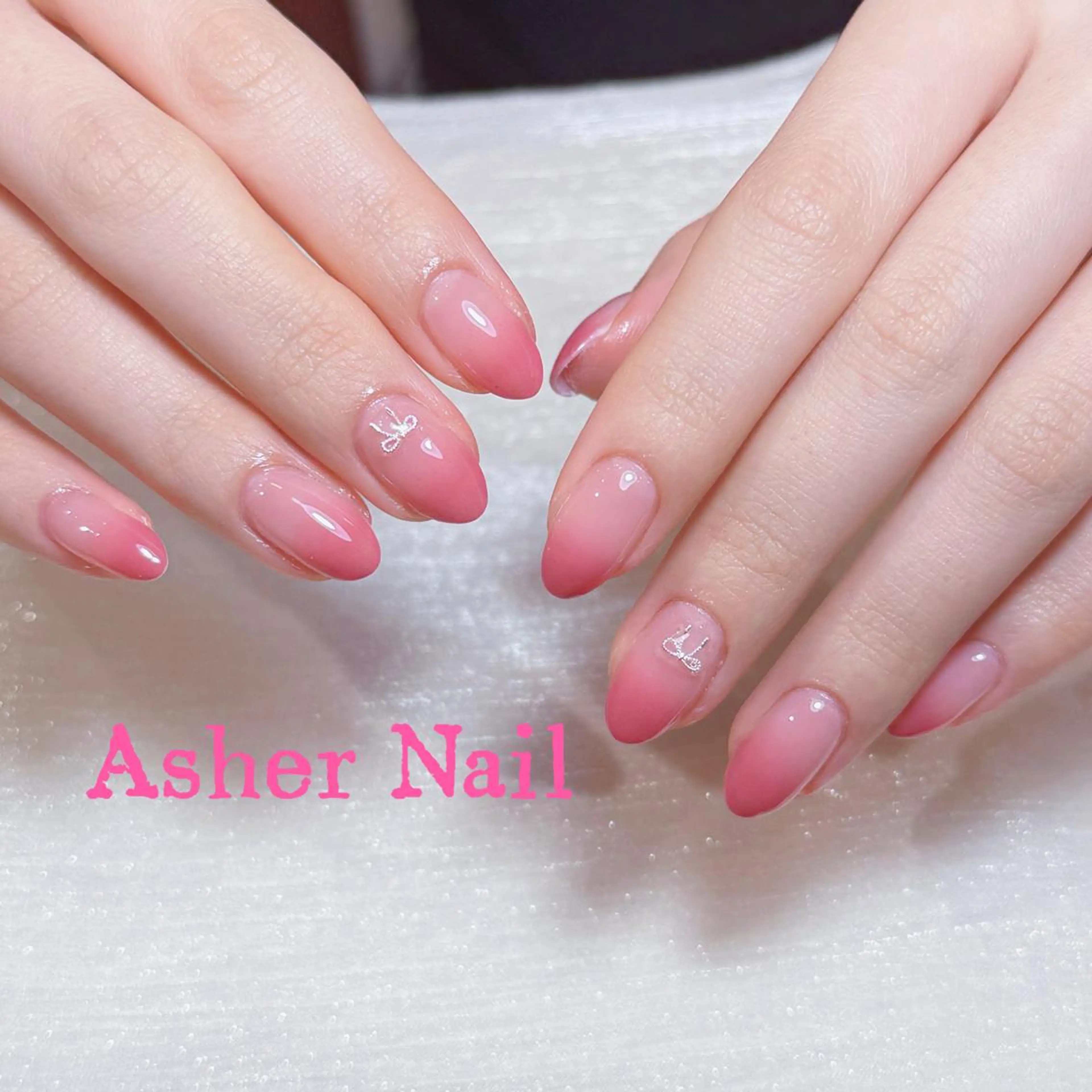 ネイル ハンドネイル ハンドケア Asher-Hana 🎗のネイルデザイン