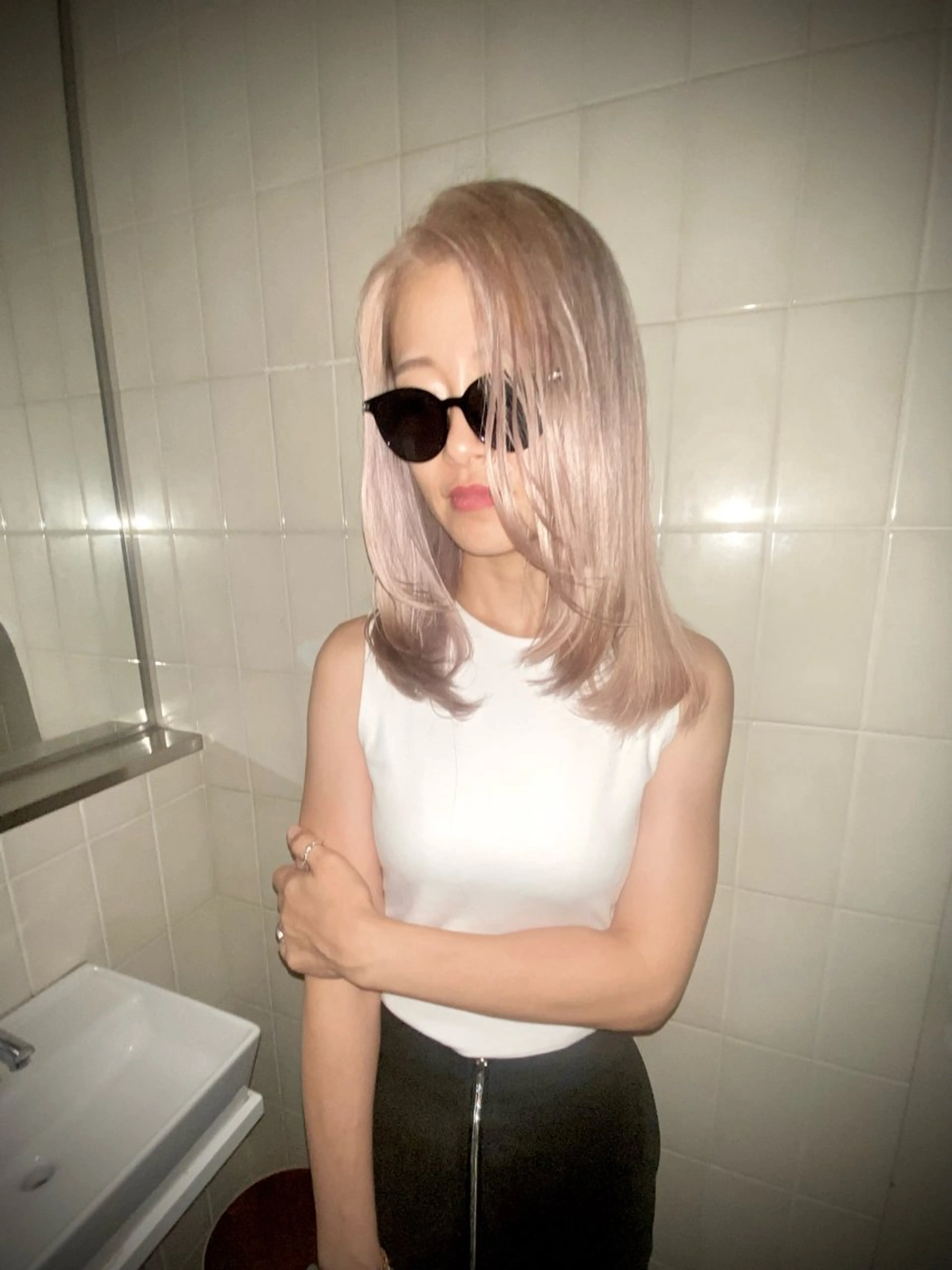 セミロング habitt所属・Fu jiのヘアスタイル