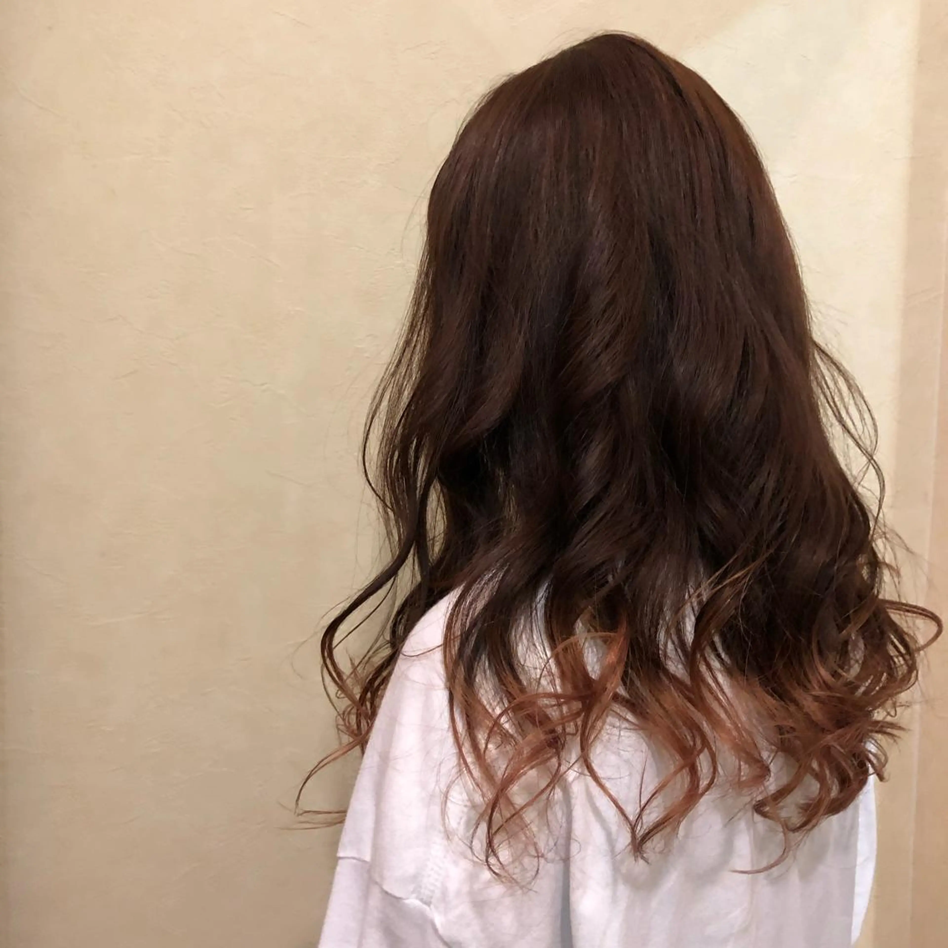 ロング カラー ブリーチ ピンクカラー ヘアカラー ナチュラル透明感🌱 小山美樹子のヘアスタイル