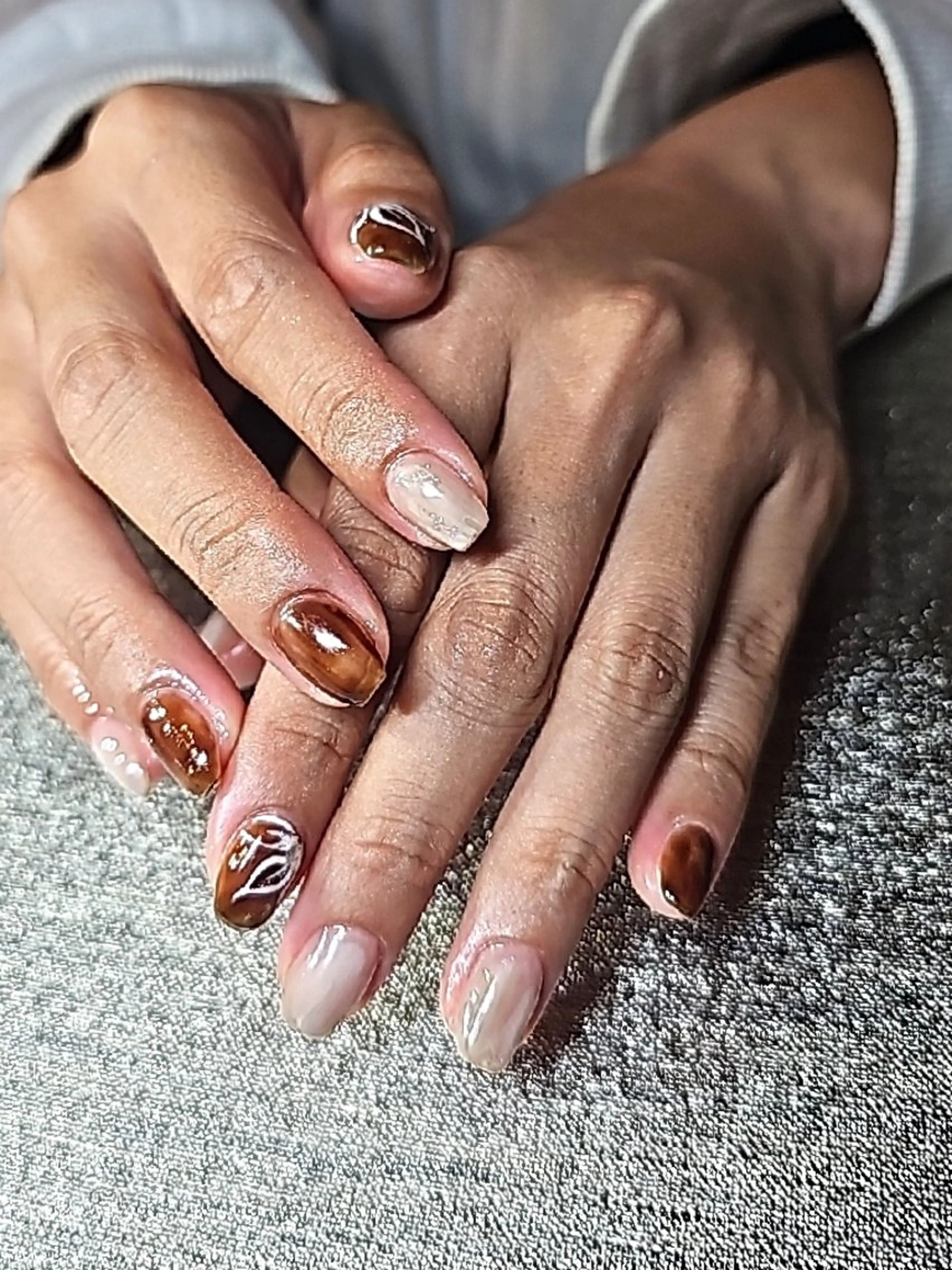 ネイル 大理石ネイル(マーブル) ニュアンスネイル salon de Princess所属・salon de  Princessのネイルデザイン