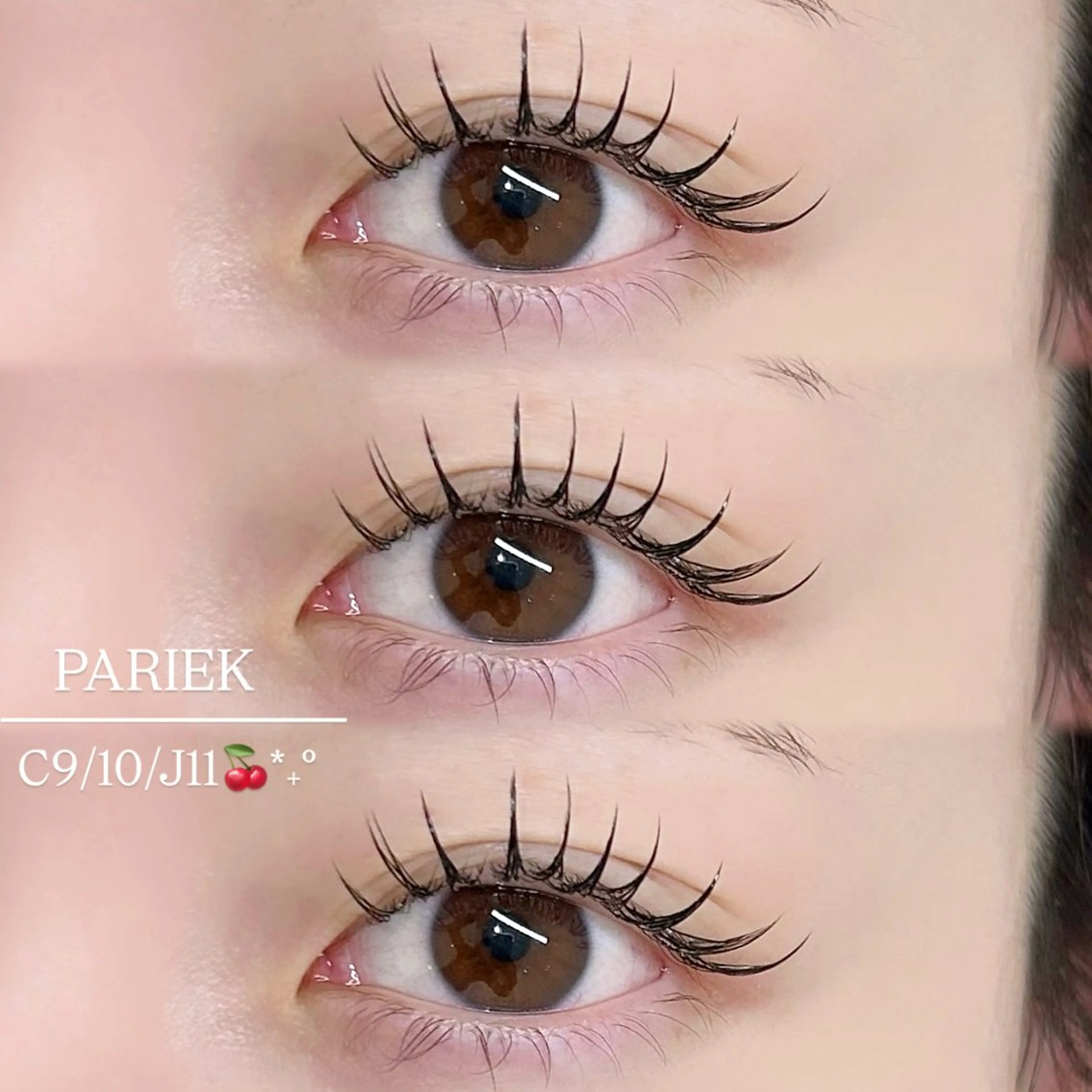 マツエク・マツパ ナチュラル パリジェンヌラッシュリフト マツエク まつパ/マツエク/ 渋谷momokaのマツエク・マツパデザイン