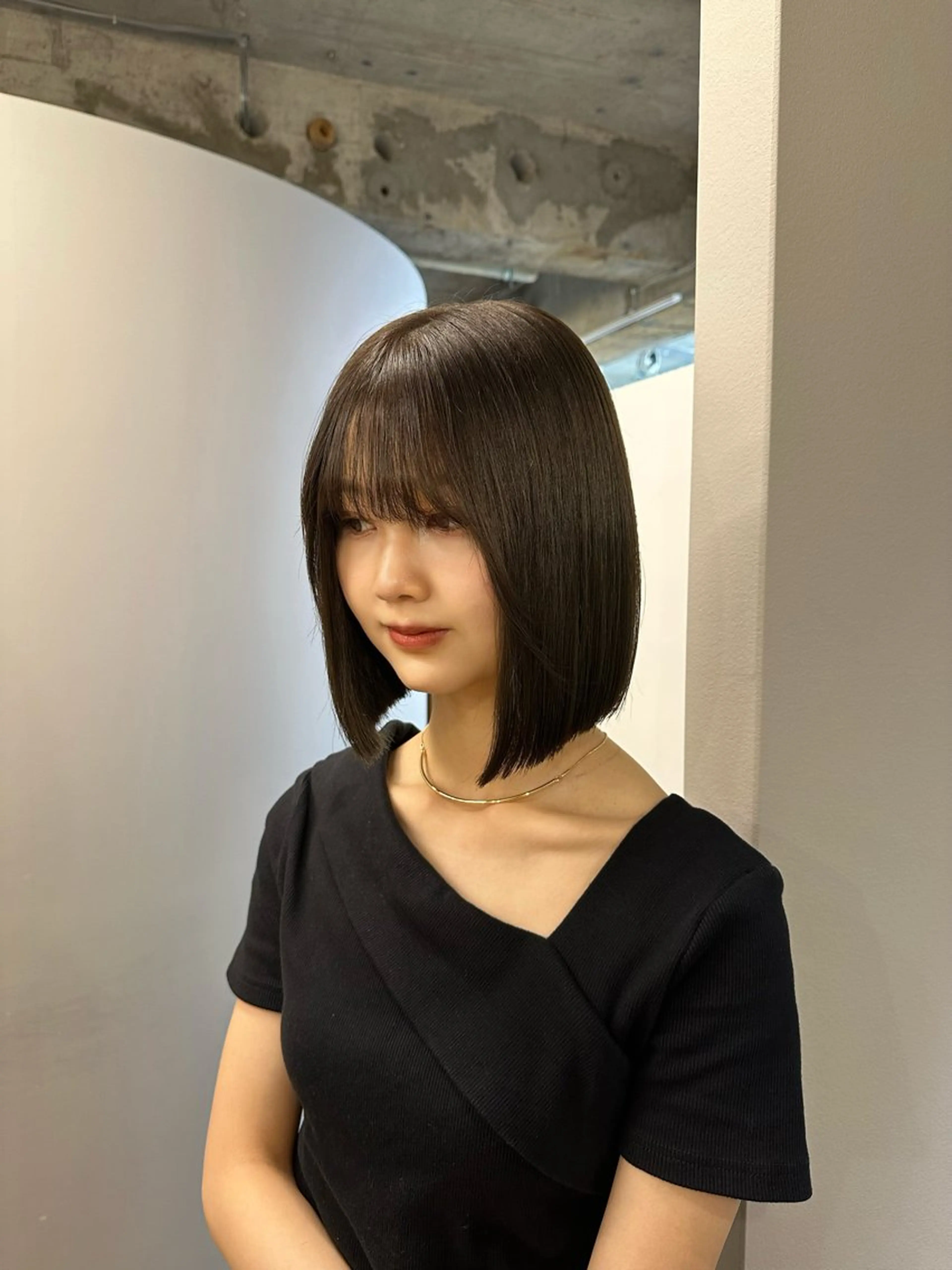 ミディアム ボブ カット IROW天神大名店 Rinaのその他イメージ