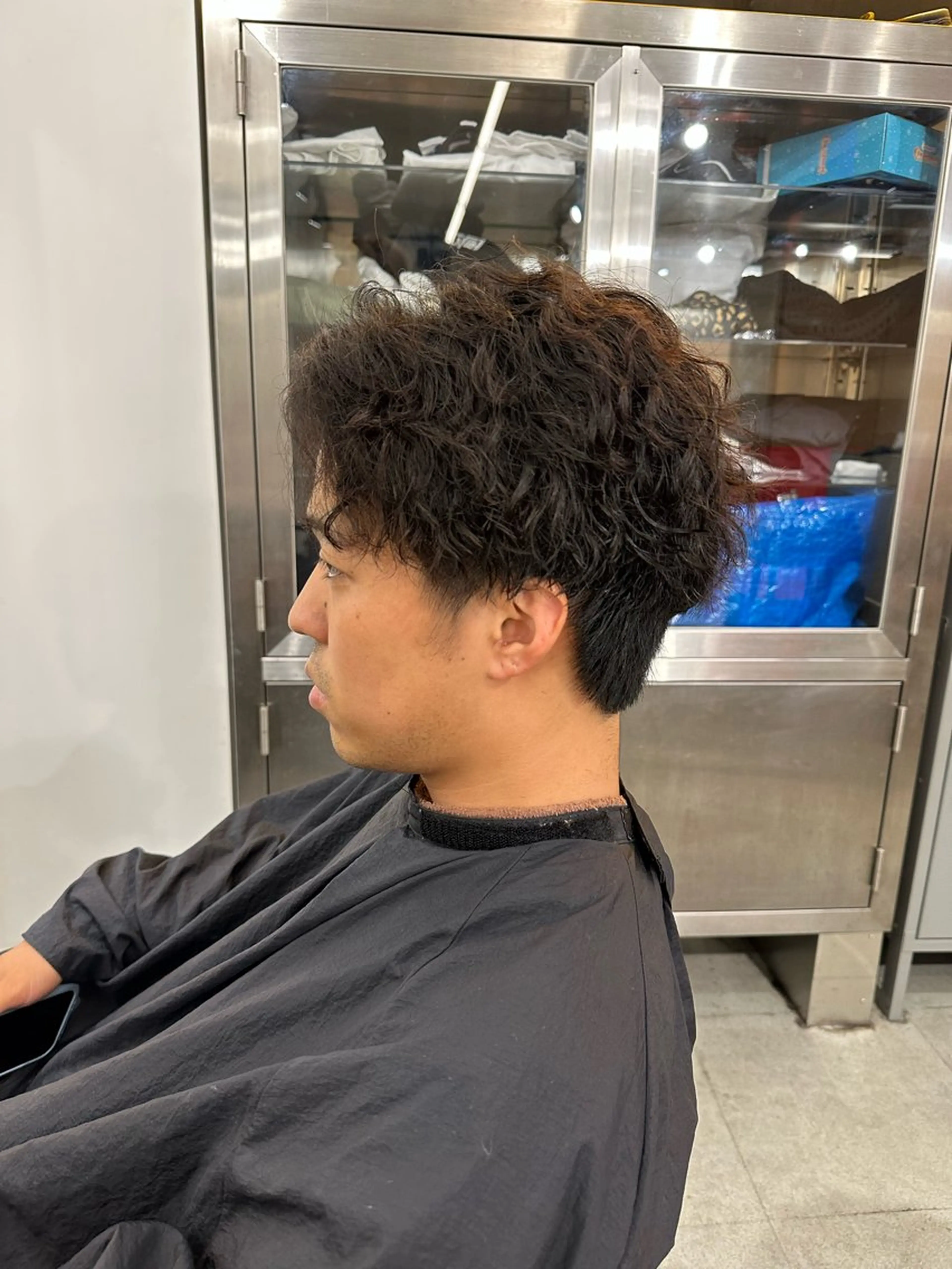 ショート パーマ メンズ is by fifth所属・fifth 山中達也のヘアスタイル