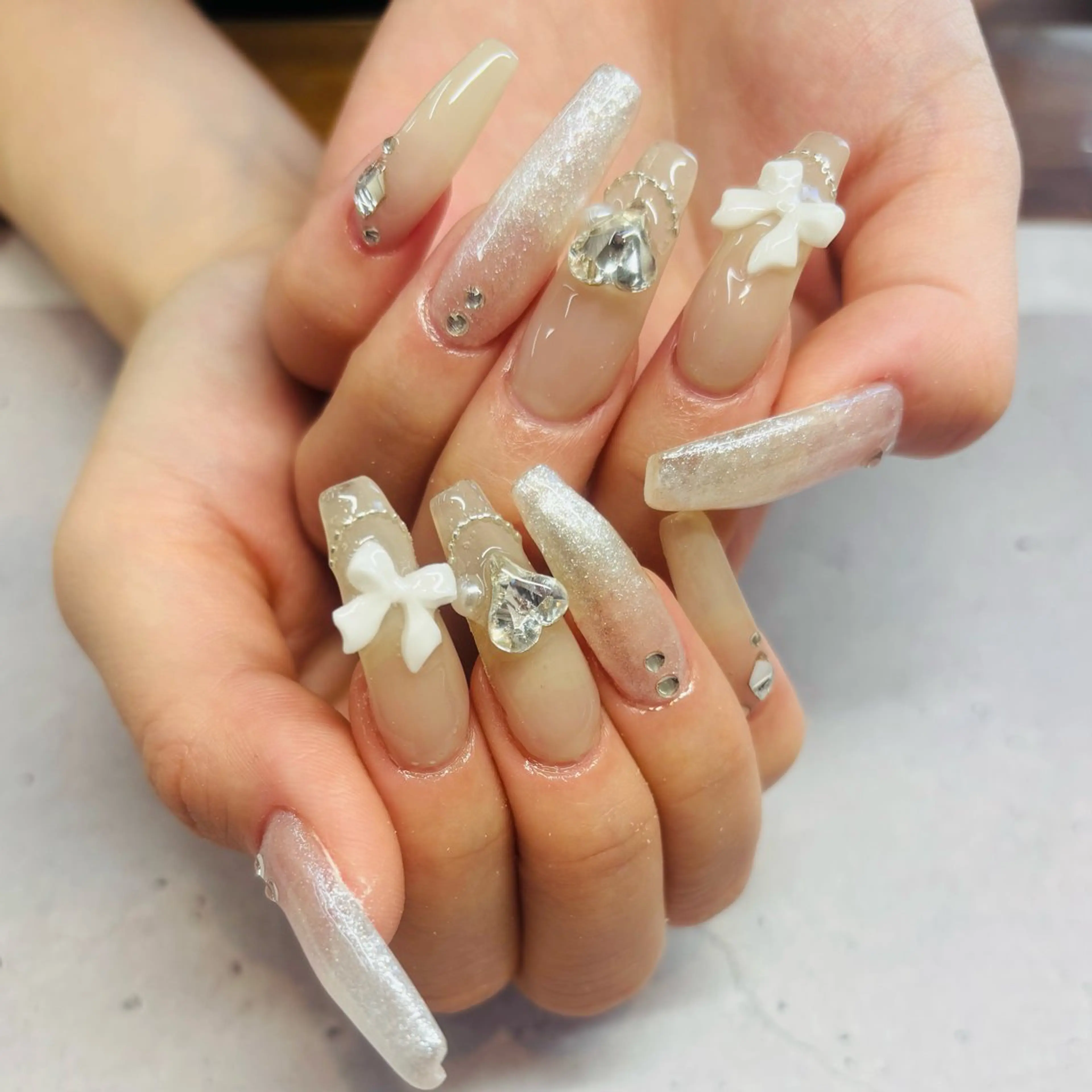 ネイル スカルプネイル AngelCoco Tabataのネイルデザイン