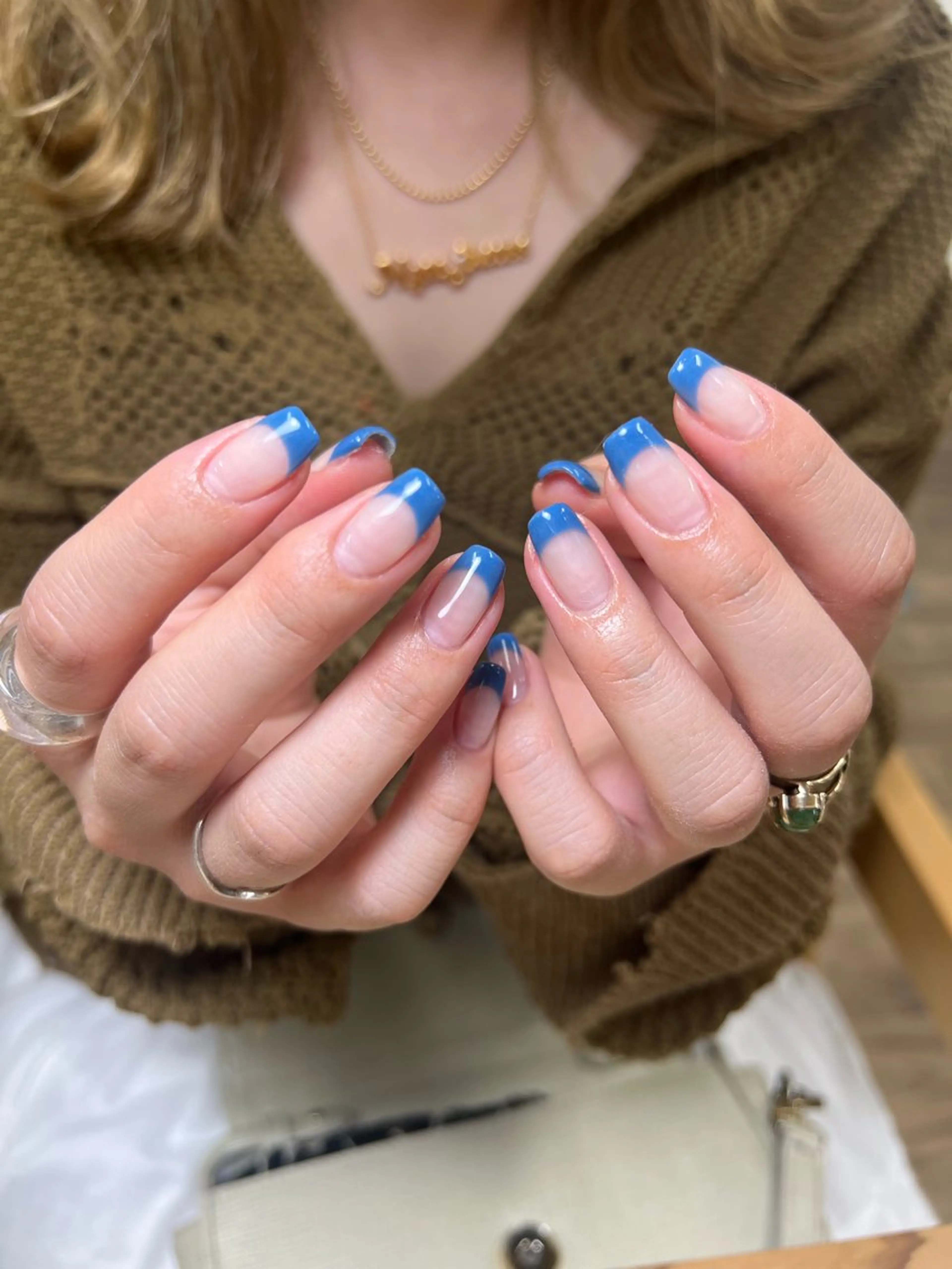 ネイル フレンチネイル ハンドネイル nuás nailのネイルデザイン