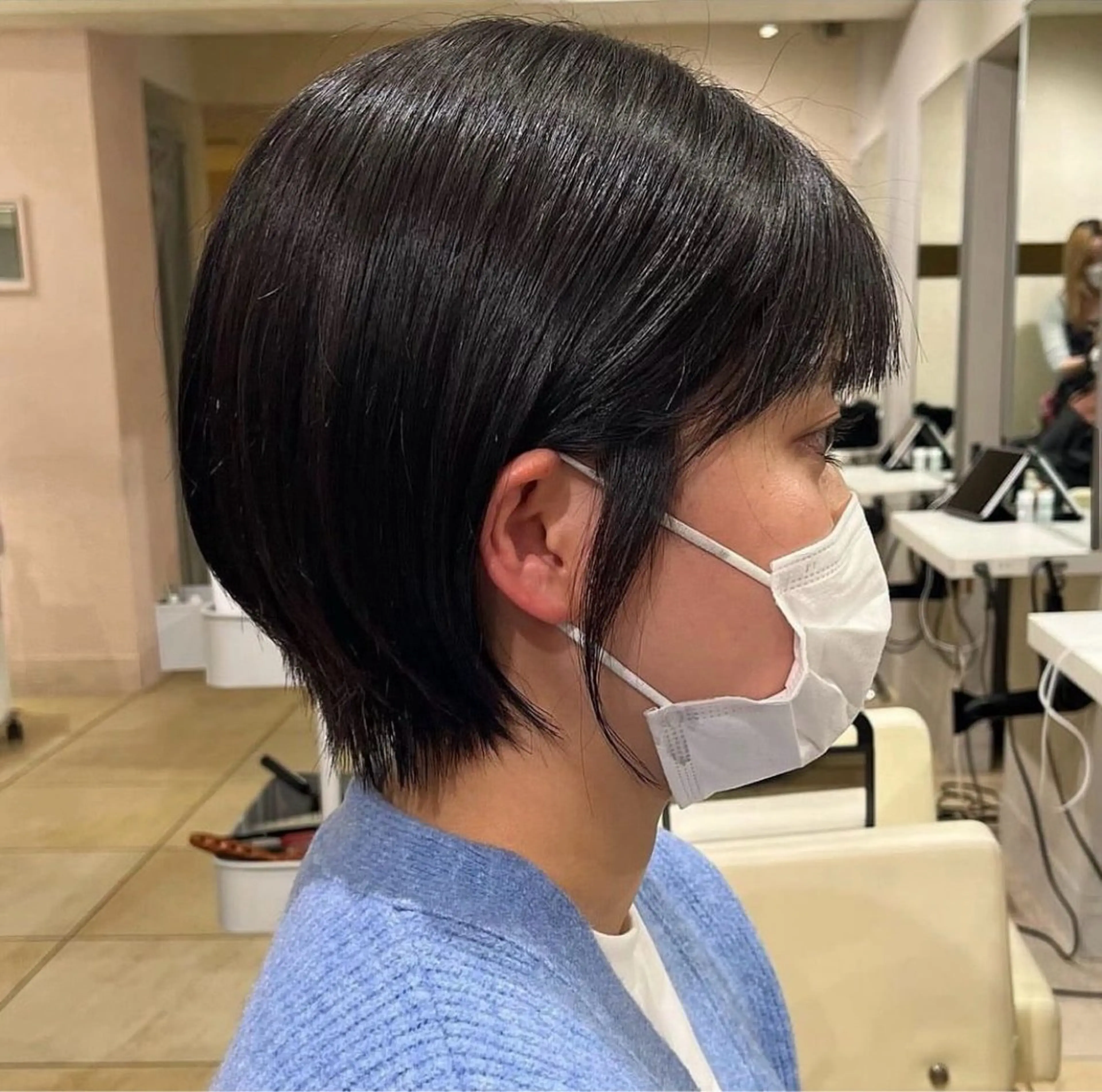 ショート Euphoria 新宿店所属・大人girly ベージュ/ふたば🌱のヘアスタイル