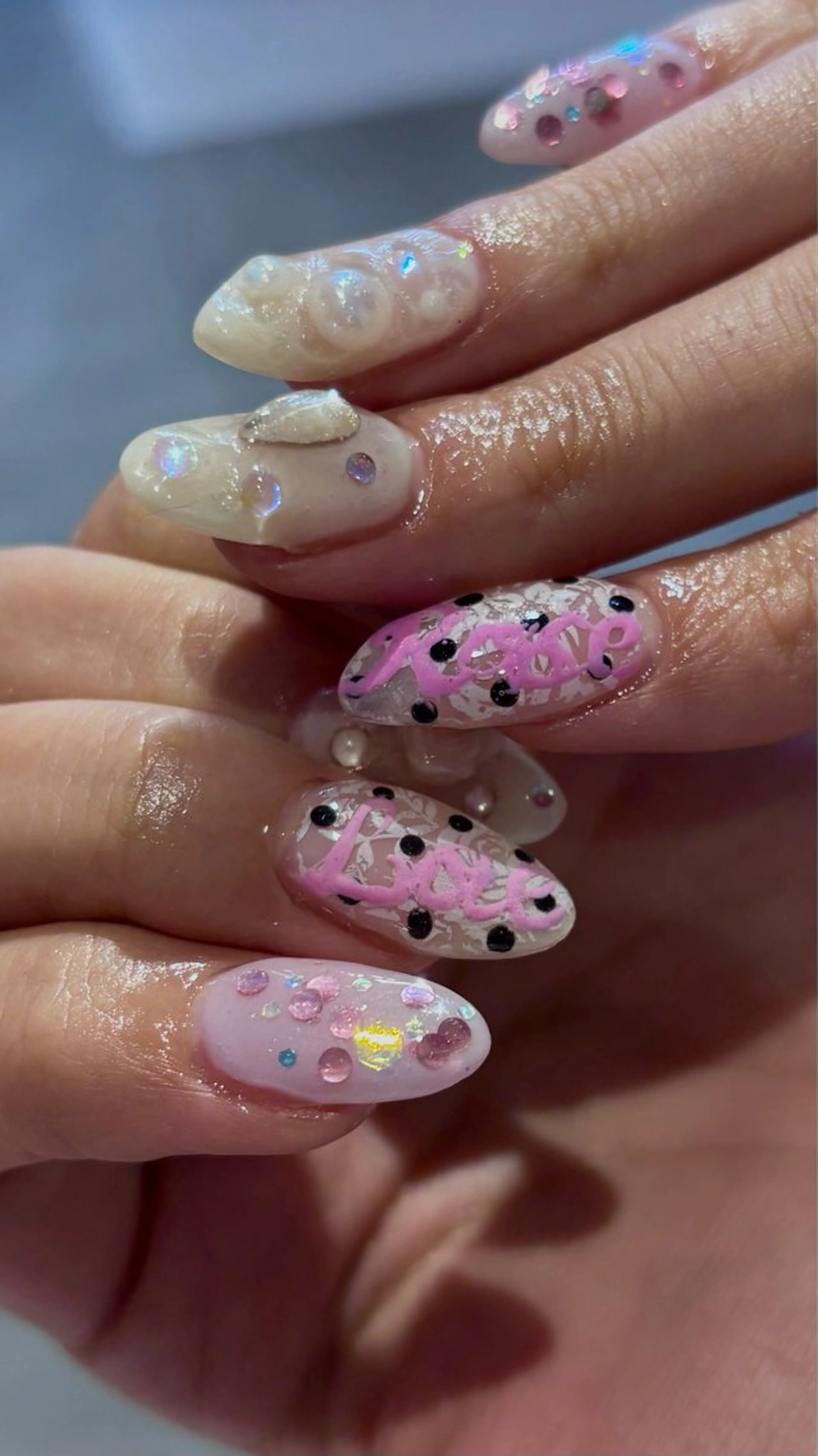 ネイル ハンドネイル ハイトーン/レイヤー nail 百咲💌のヘアスタイル