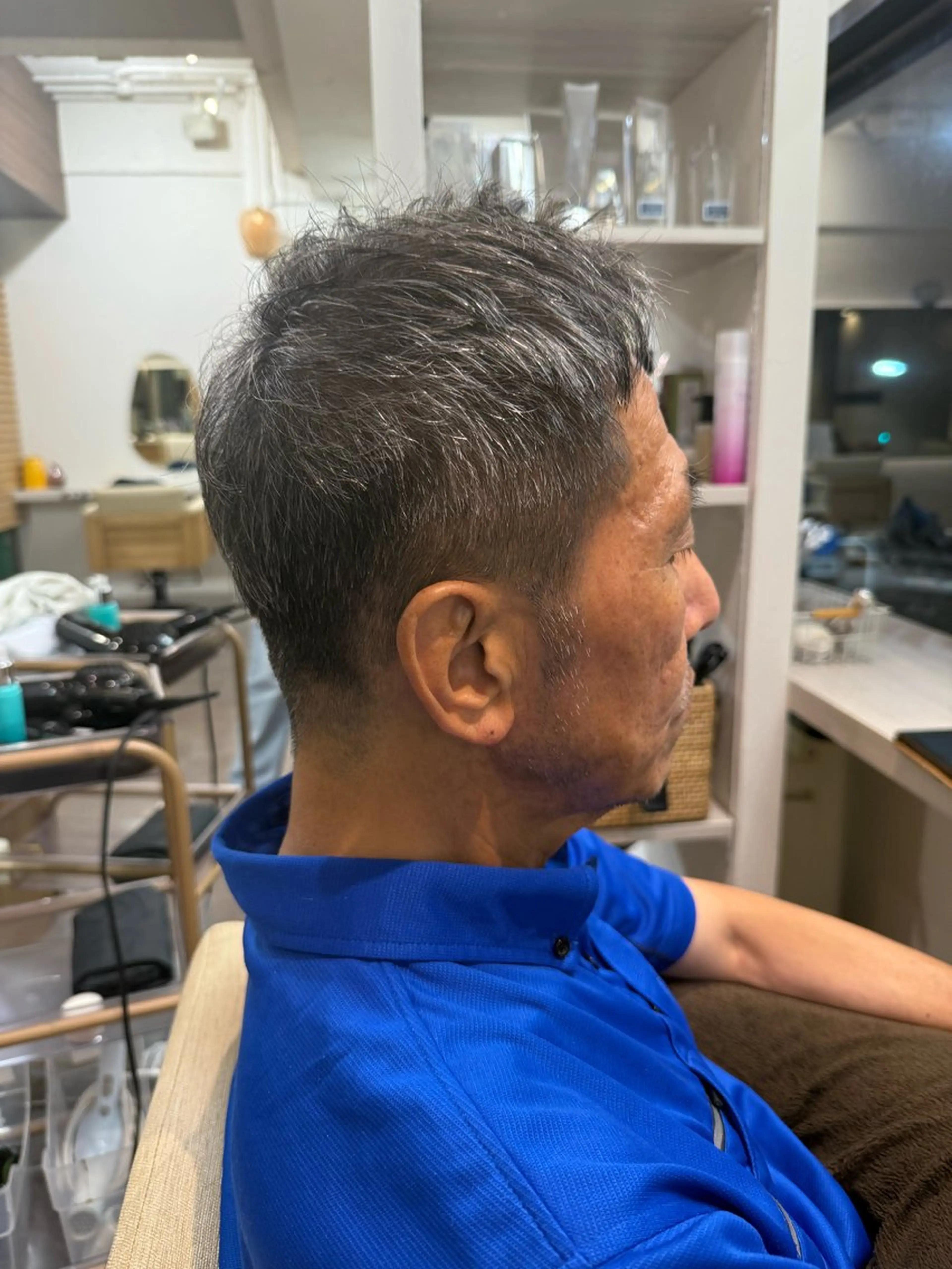 メンズ 刈り上げ 山田 もものヘアスタイル