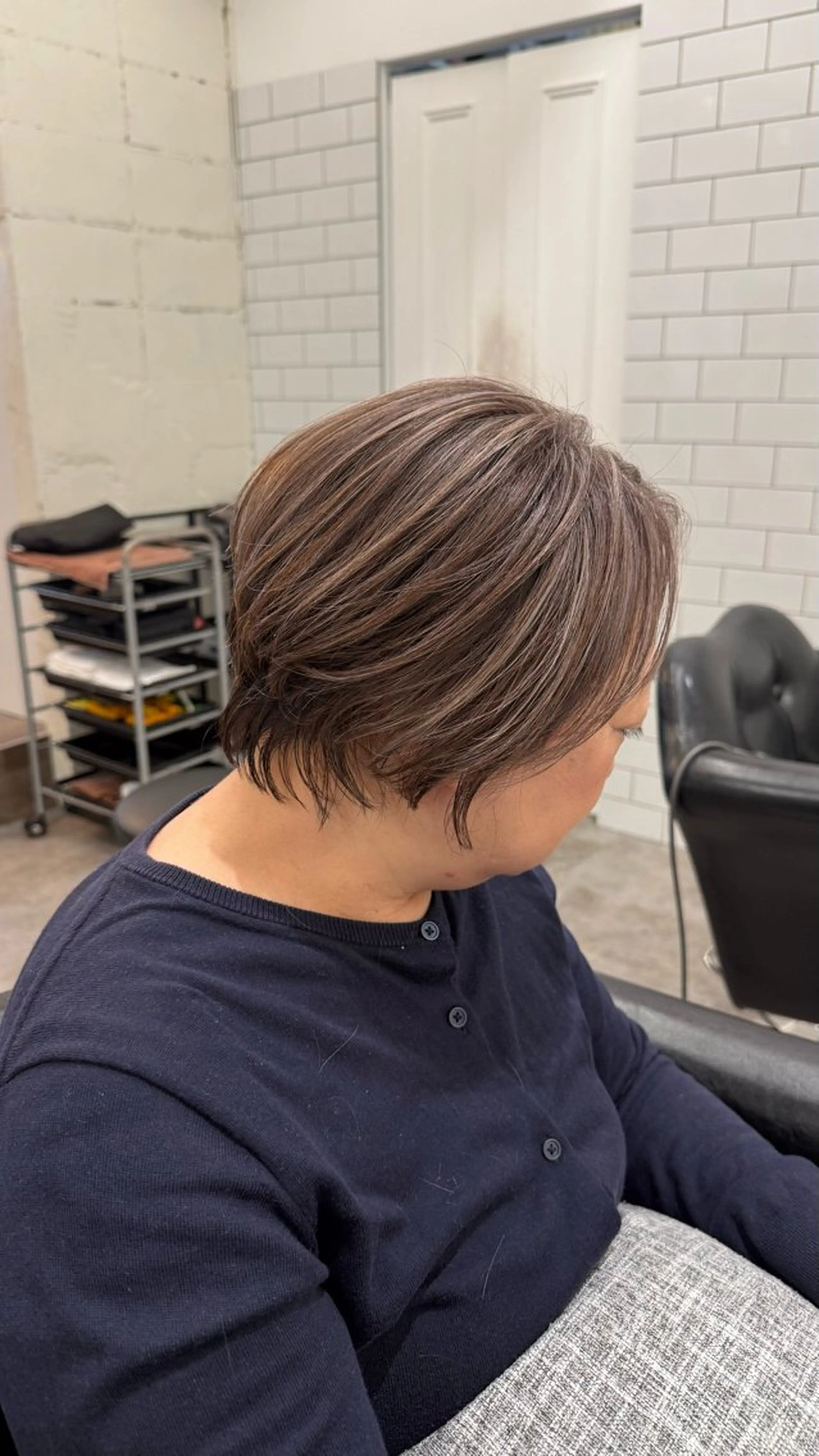 ショート カラー ショートヘア カット バレイヤージュモデル 募集👒ヨンスクのヘアスタイル