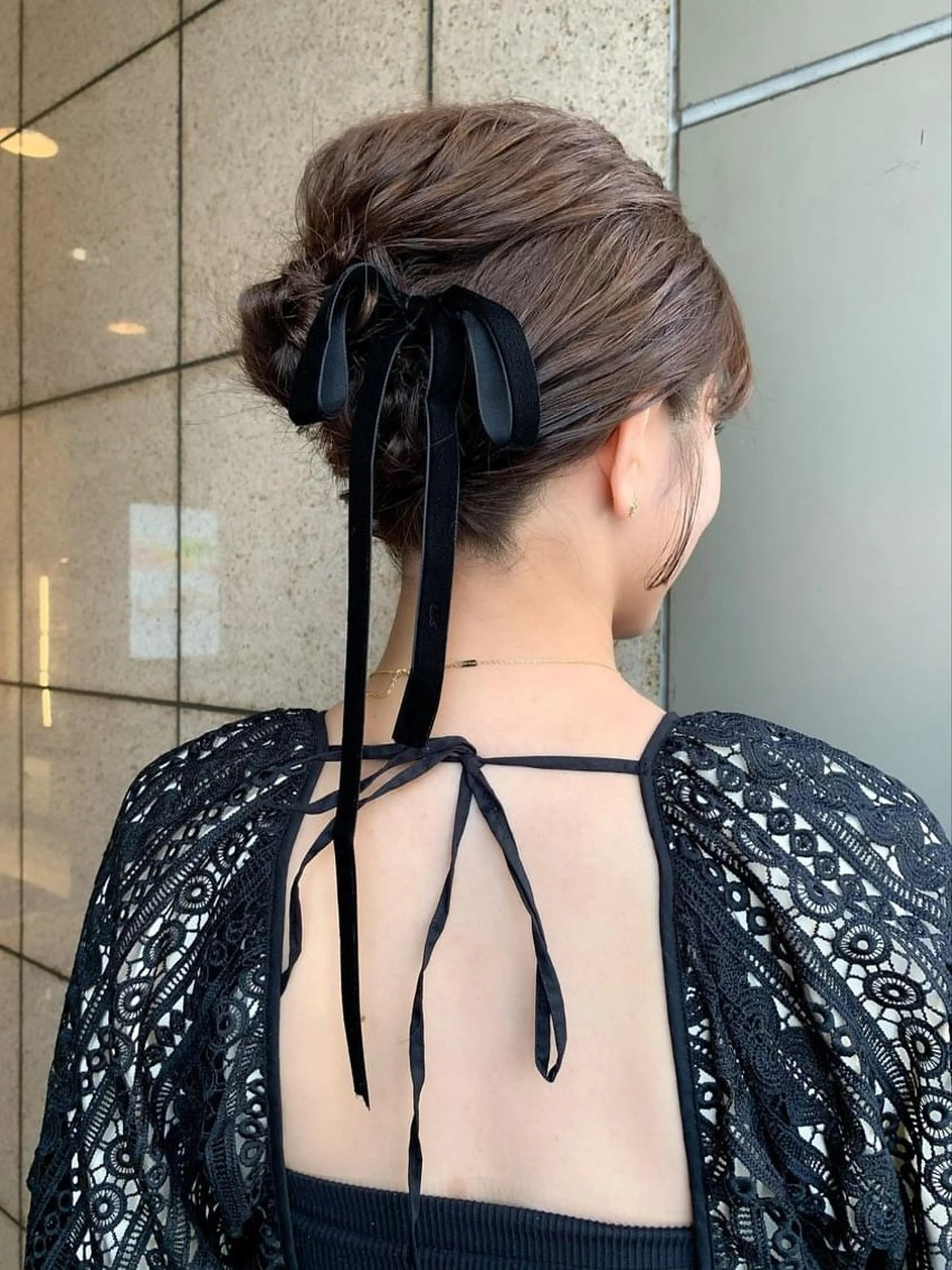 ヘアアレンジ moeka レイヤー /艶カラー/韓国のヘアスタイル