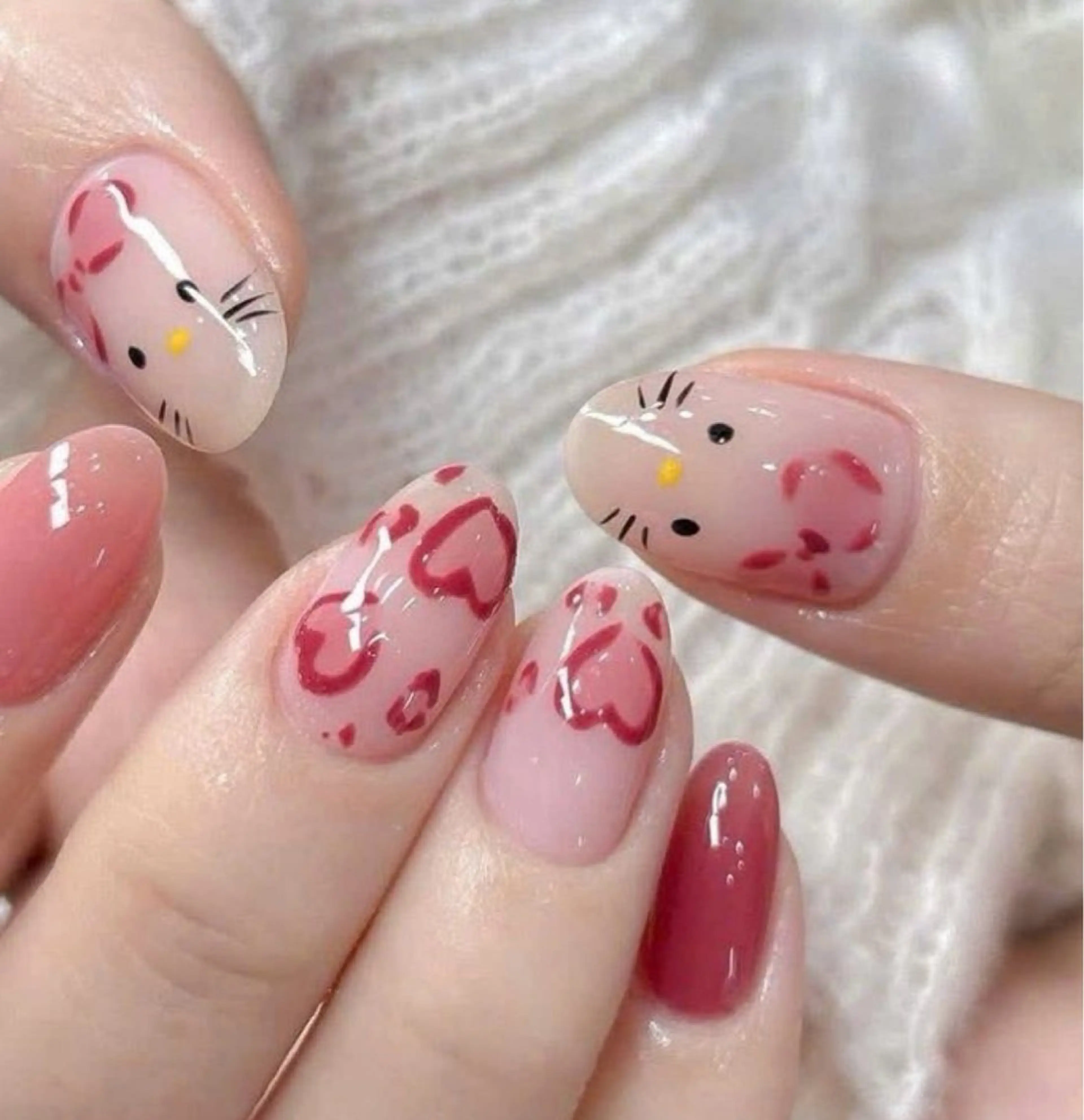 ネイル アートネイル 長さ出し フットネイル フレンチネイル ジェルネイル Kawaii Nail Salon所属・YURI NAIL NARITAのネイルデザイン