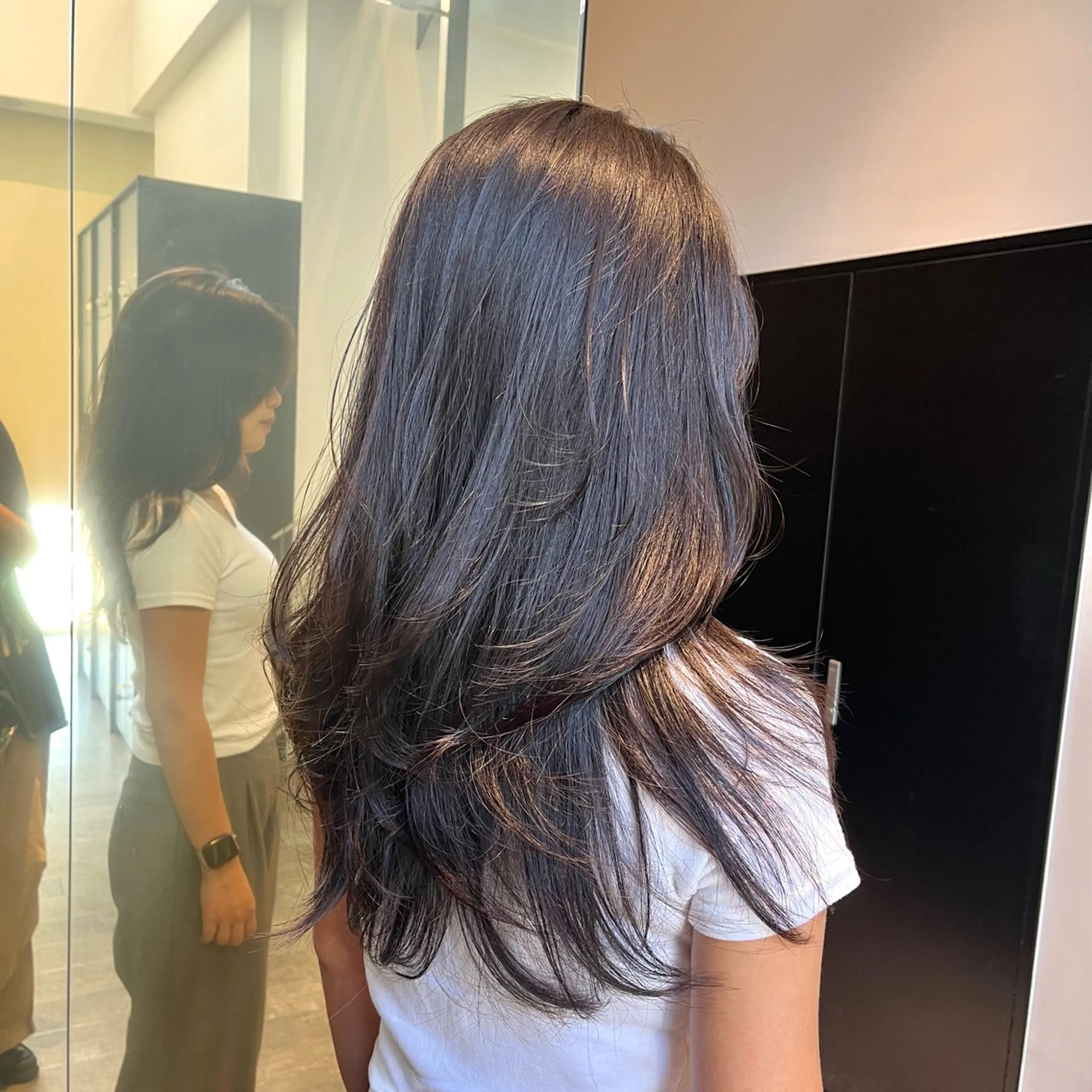 セミロング カラー カット GO TODAY SHAiRE SALON 原宿本店所属・ボブ/レイヤー/ ハッシュカット/河内のヘアスタイル