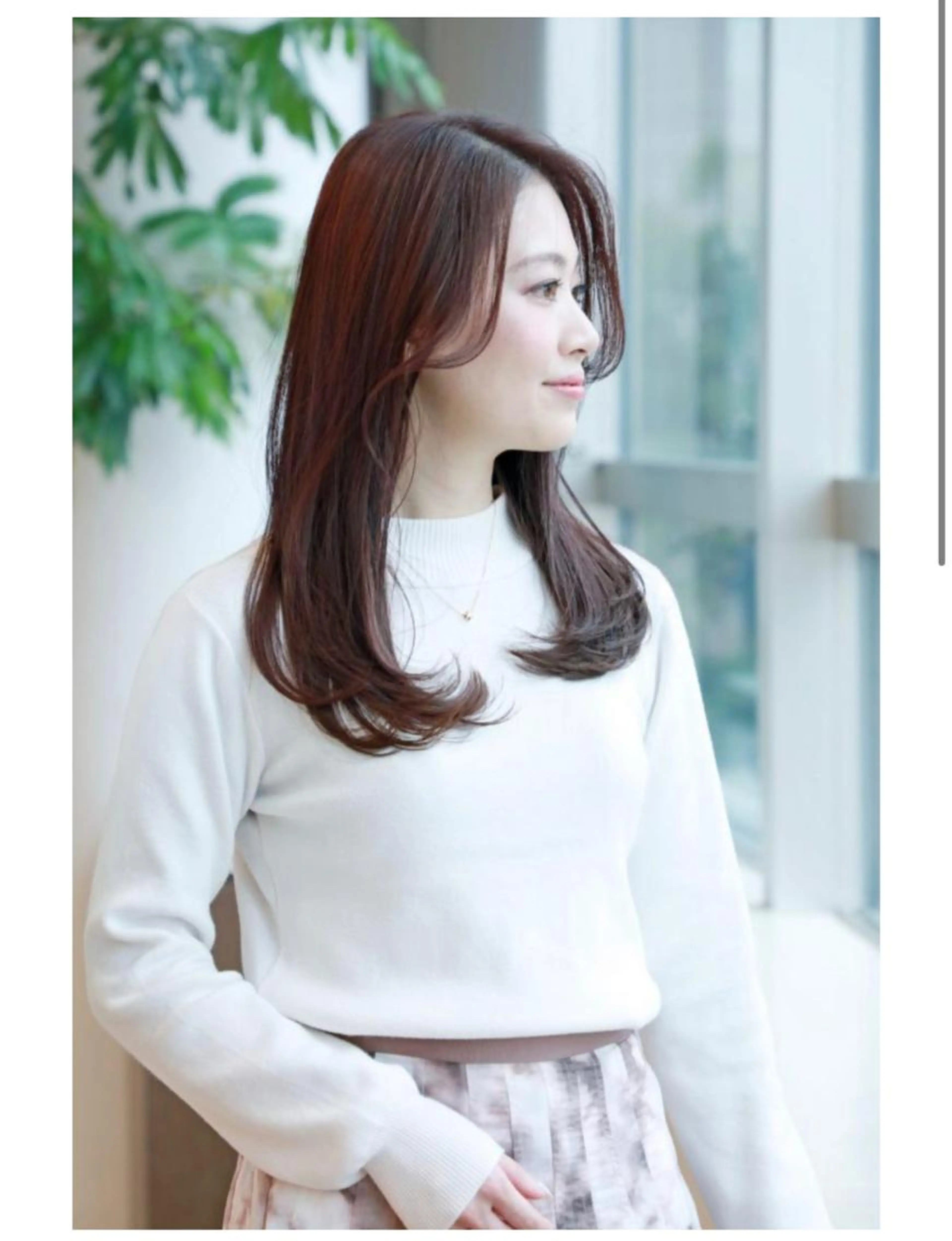 カット+カラー+Aujua4ステップトリートメント(レディース)※スタイル指定有りの写真