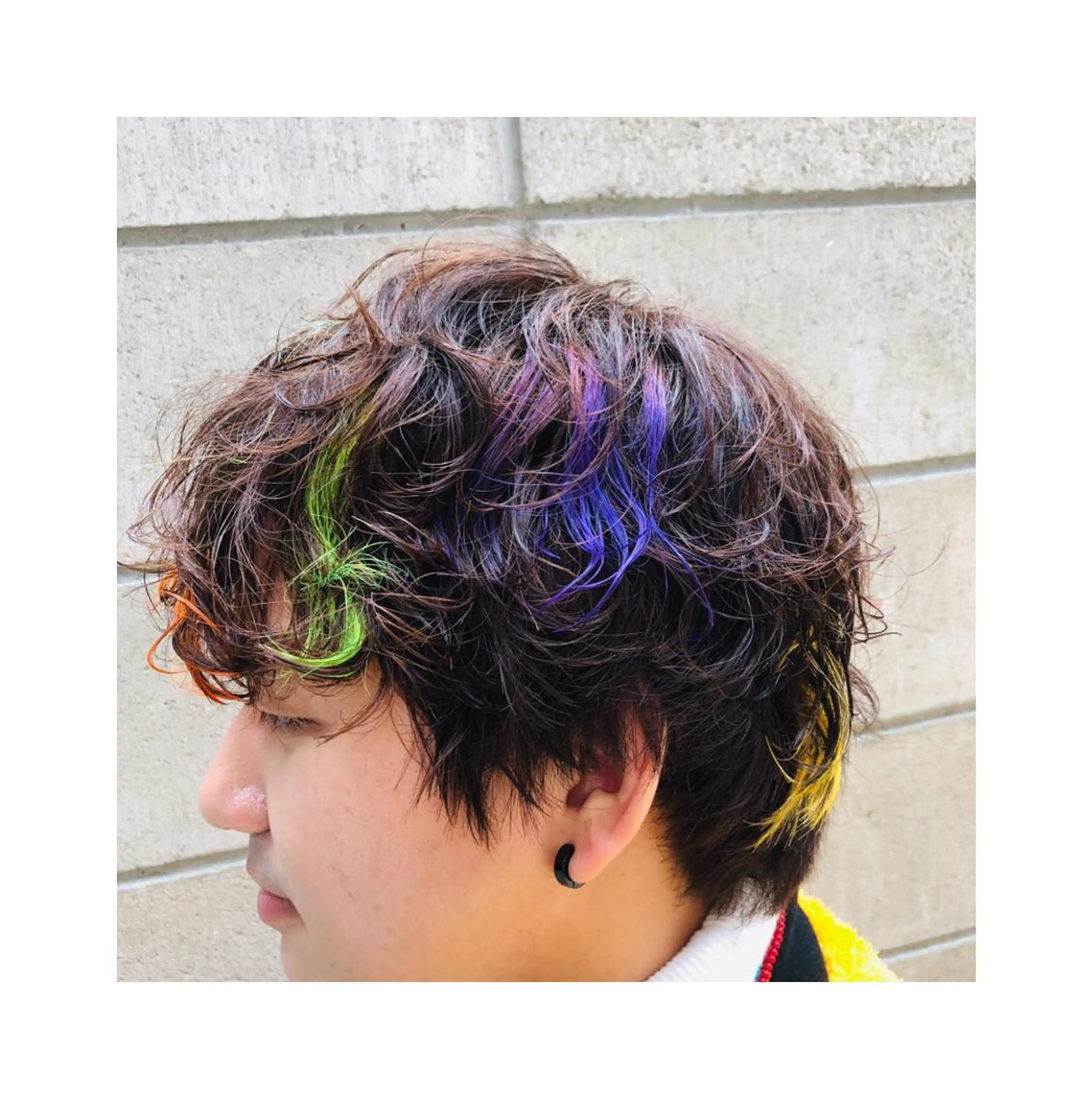 ショート カラー パーマ メンズ e-style 川部店所属・高山りな🌼 (メンズも可能です)のヘアスタイル