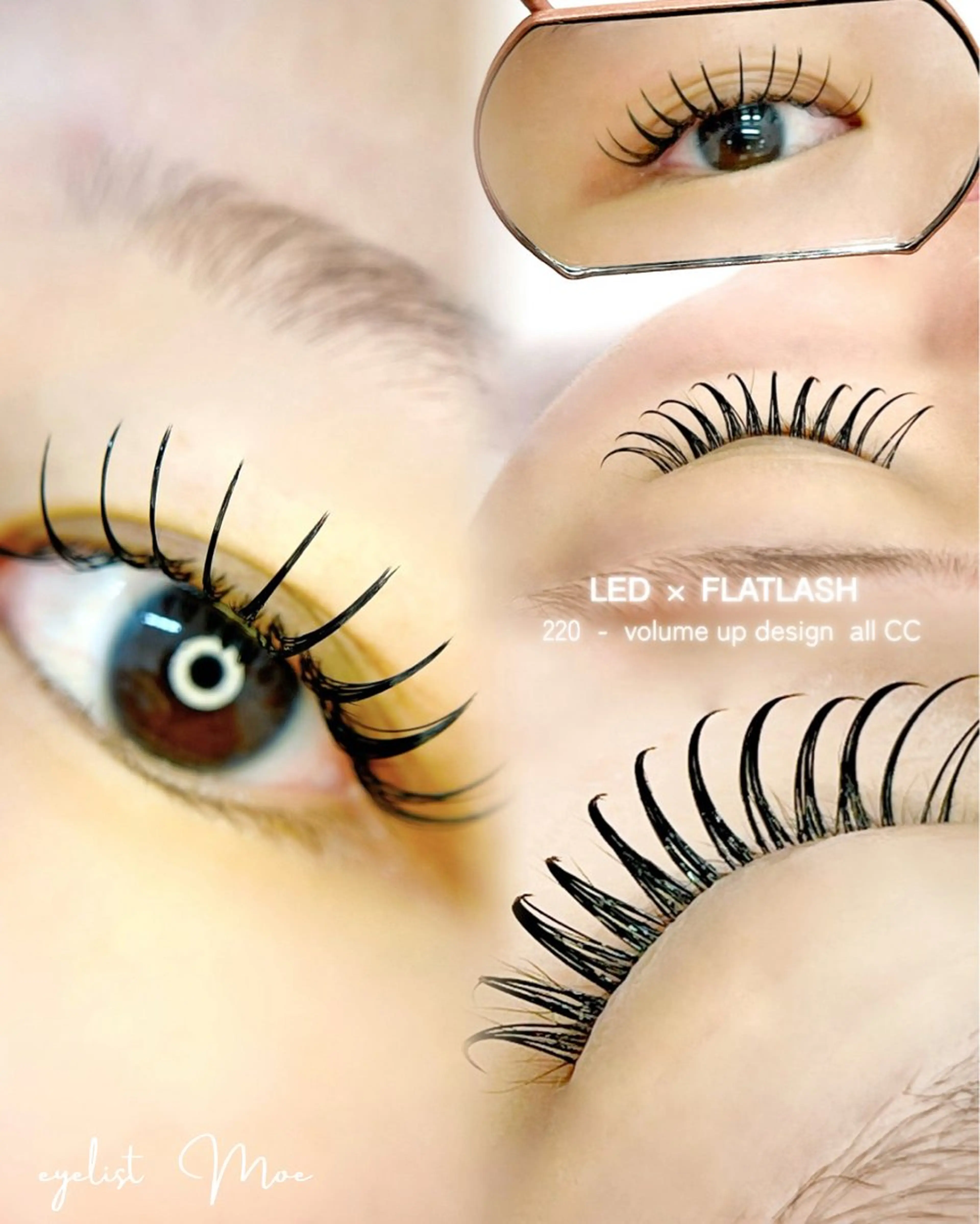 マツエク・マツパ マツエク Moe. 🌿‬☽のマツエク・マツパデザイン