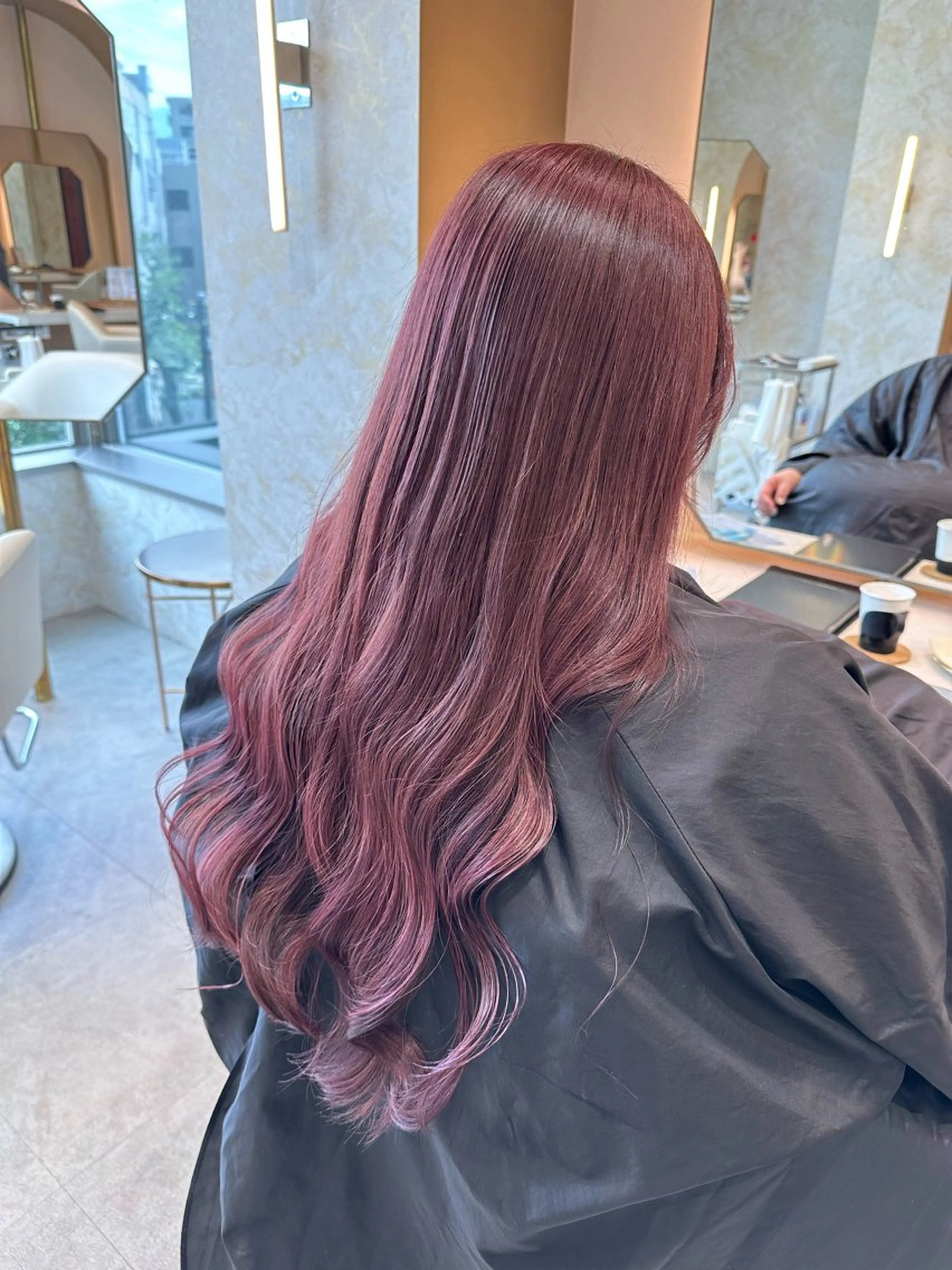 ロング カラー 店長/mao/ 前髪/顔周りカットのヘアスタイル