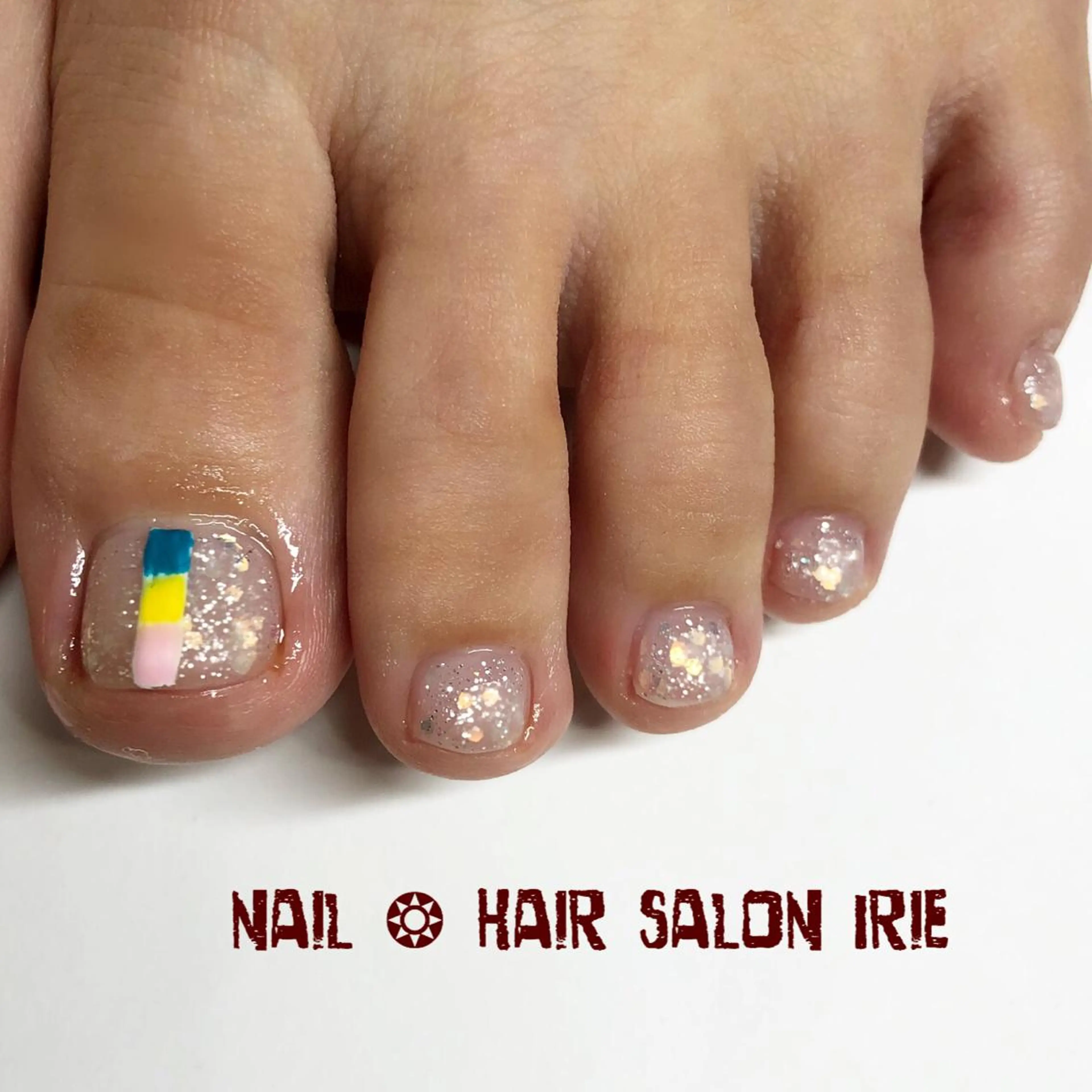 ネイル フットネイル Hair salon Irie所属・與儀 知佳のネイルデザイン