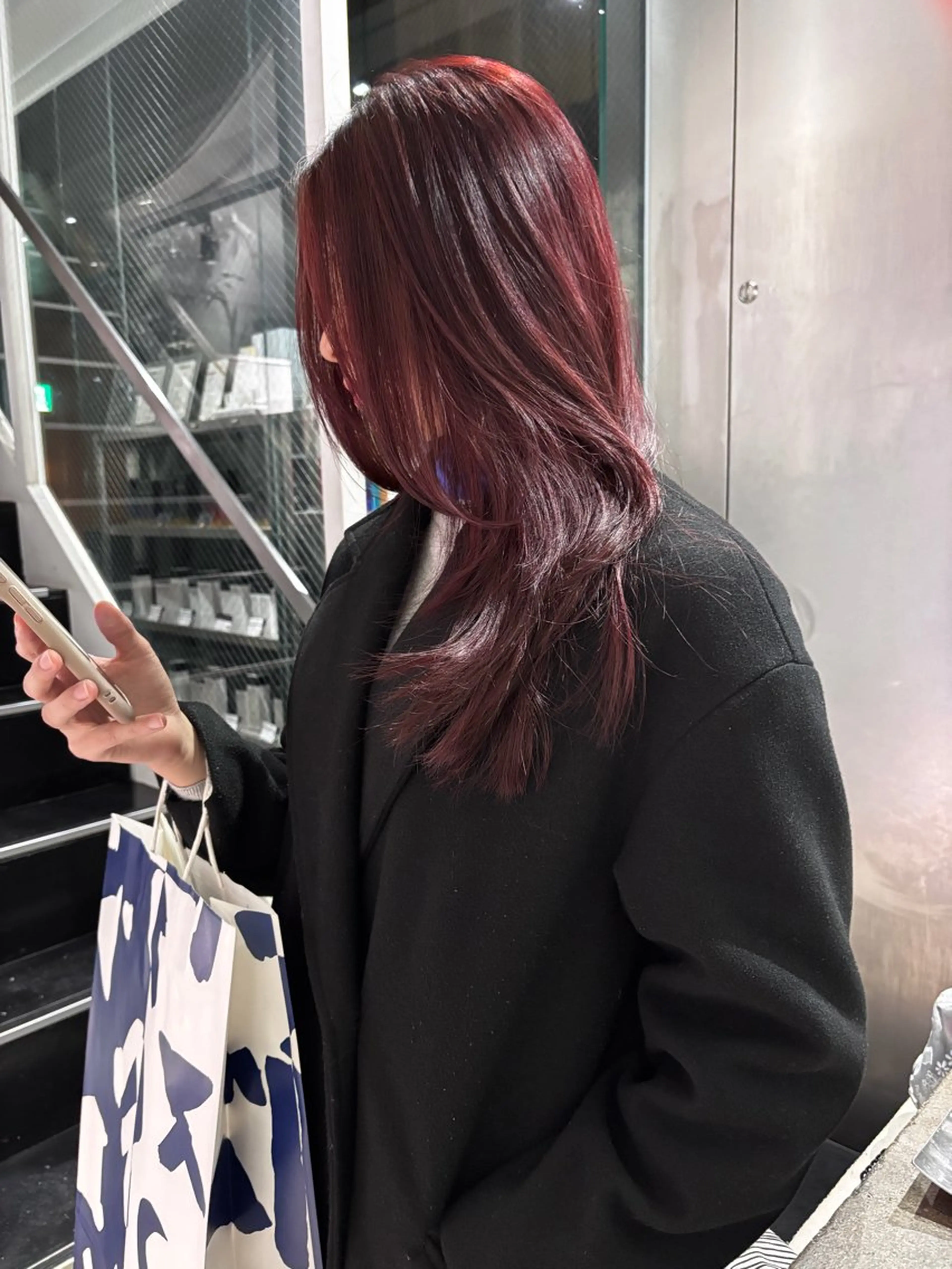 ロング カラー ブリーチ ダブルカラー ブリーチなしカラー ヘアカラー トリートメント ayano/天神 ハイトーン/ブリーチのヘアスタイル