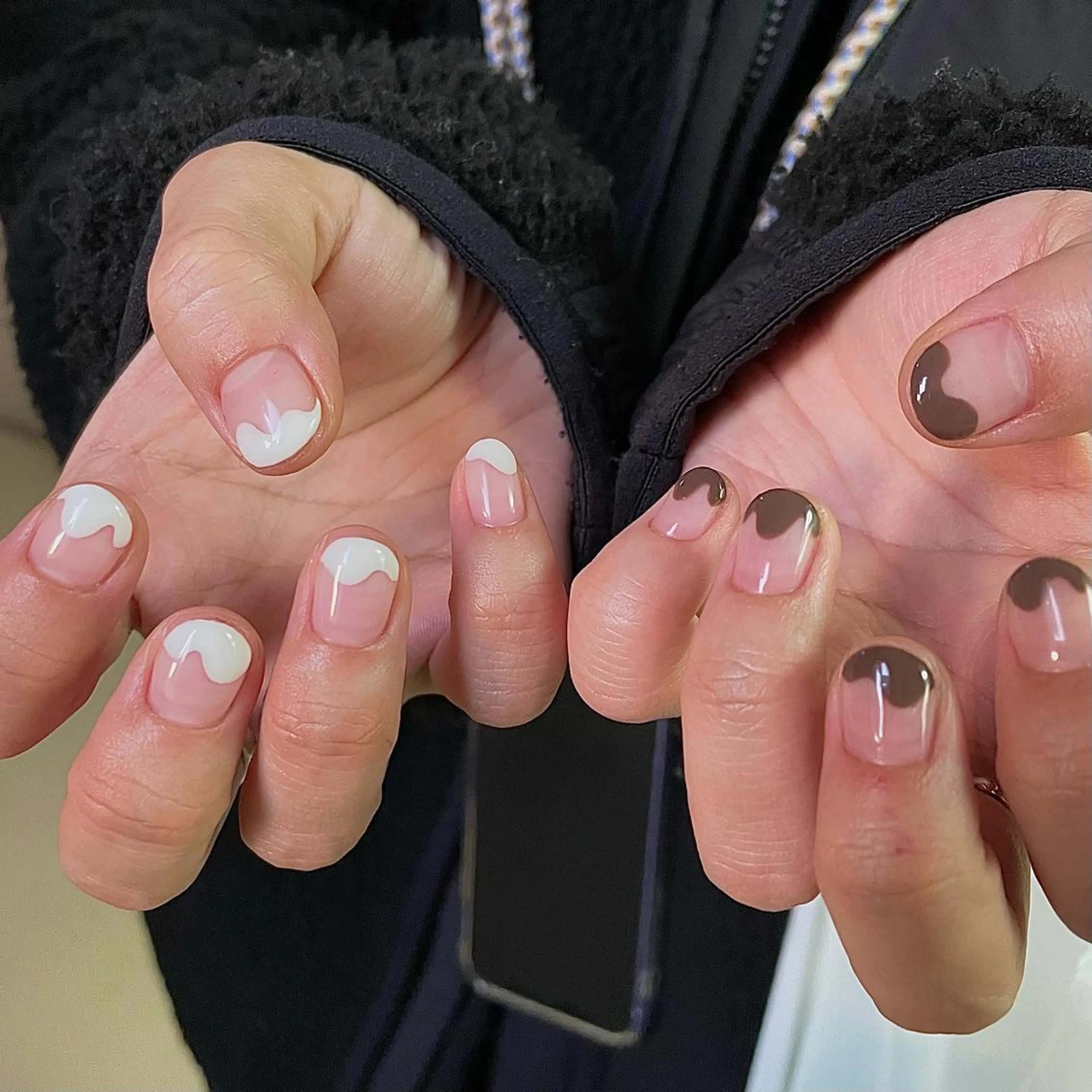 ネイル フレンチネイル ハンドネイル Nailsalon BLOOM🌷 山崎のネイルデザイン