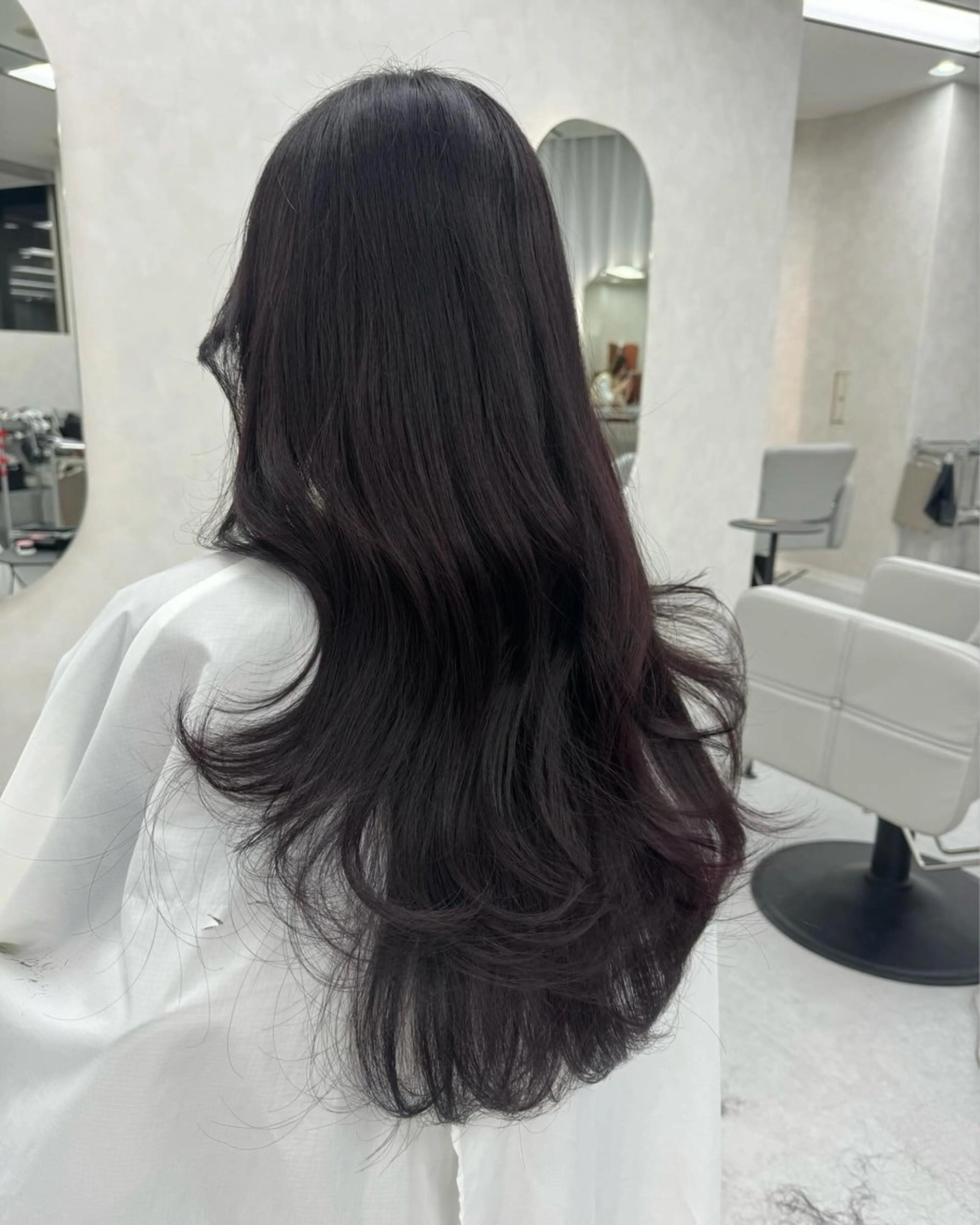 ロング 韓国ヘア特化🇰🇷 心斎橋【ユリカ】のヘアスタイル