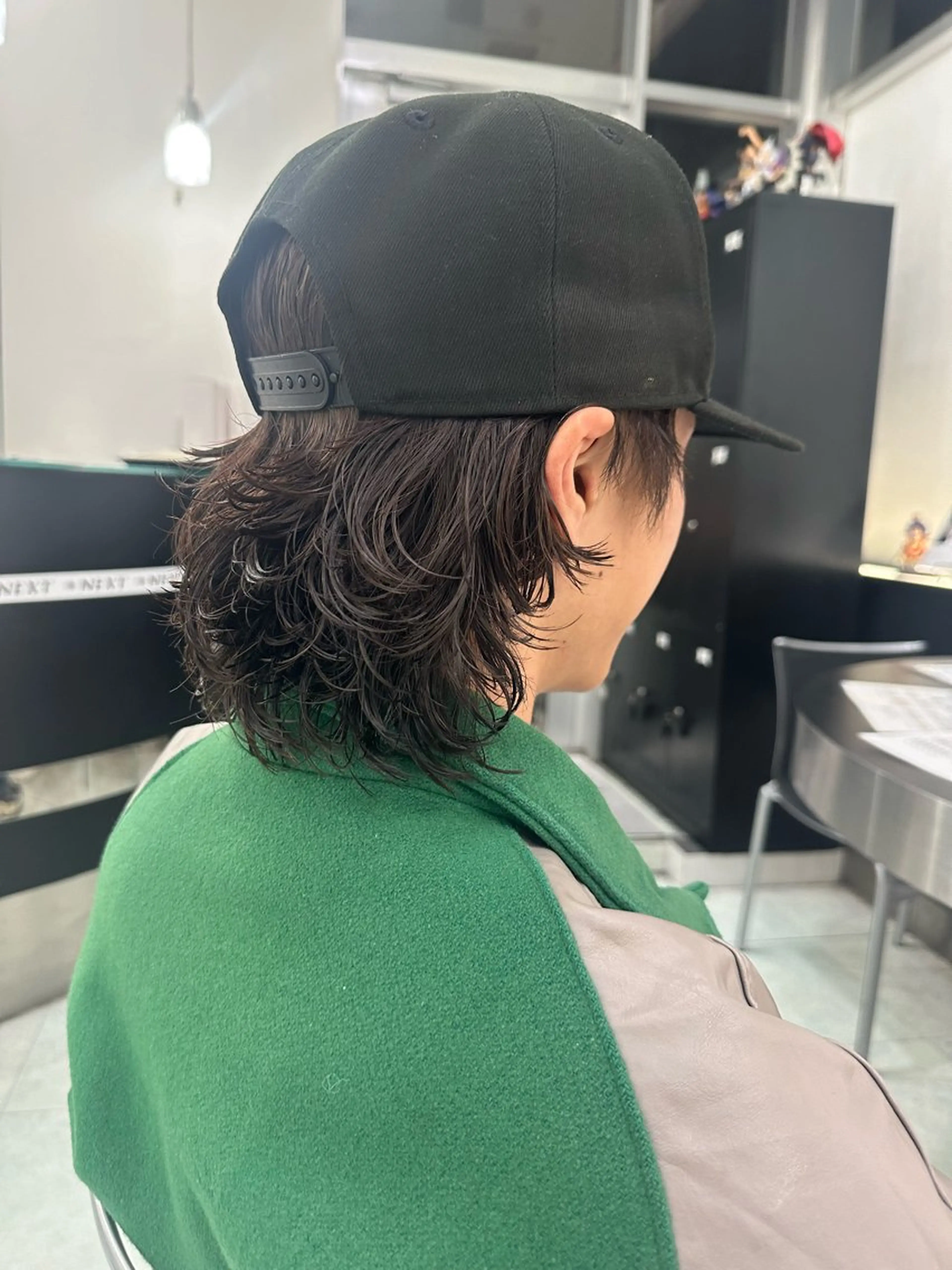 ミディアム パーマ ヘアアレンジ メンズ NEXT NEO所属・メンズヘア静岡 ✂︎Ryuheiのヘアスタイル