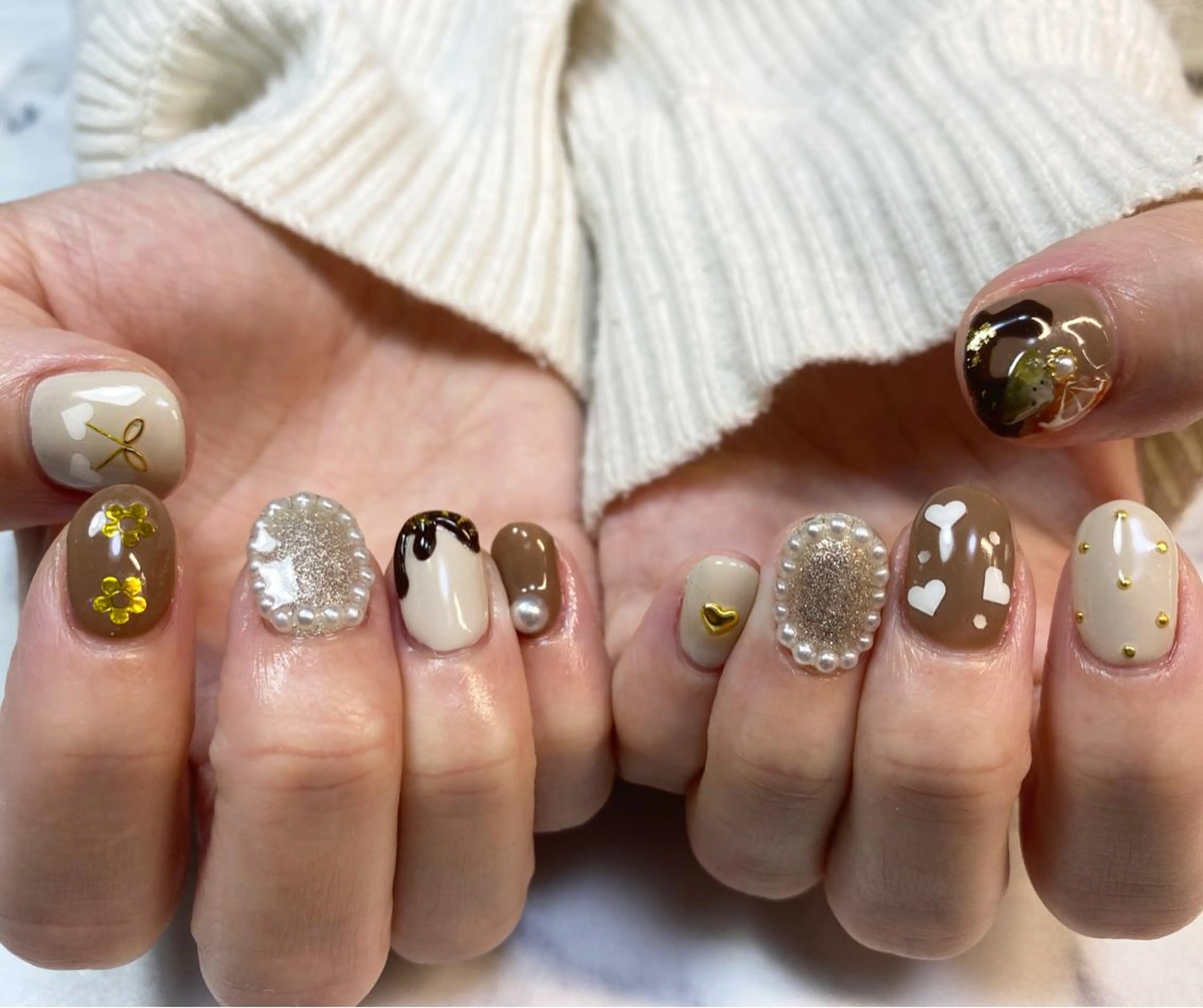 ネイル ハンドネイル mellow mのネイルデザイン