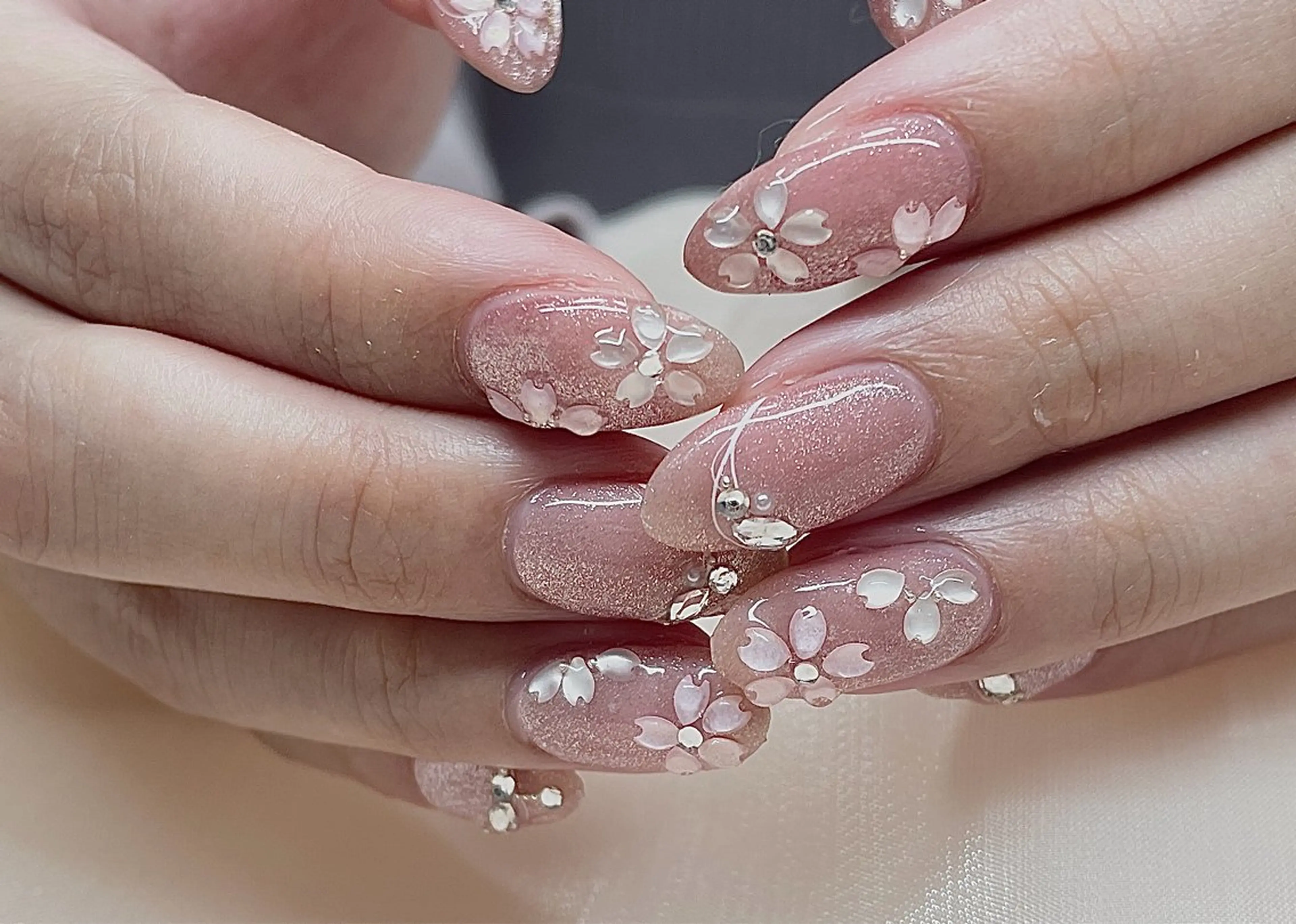 【Jrネイリスト】（オフ込み）(自爪) 持ち込みデザイン120分の写真