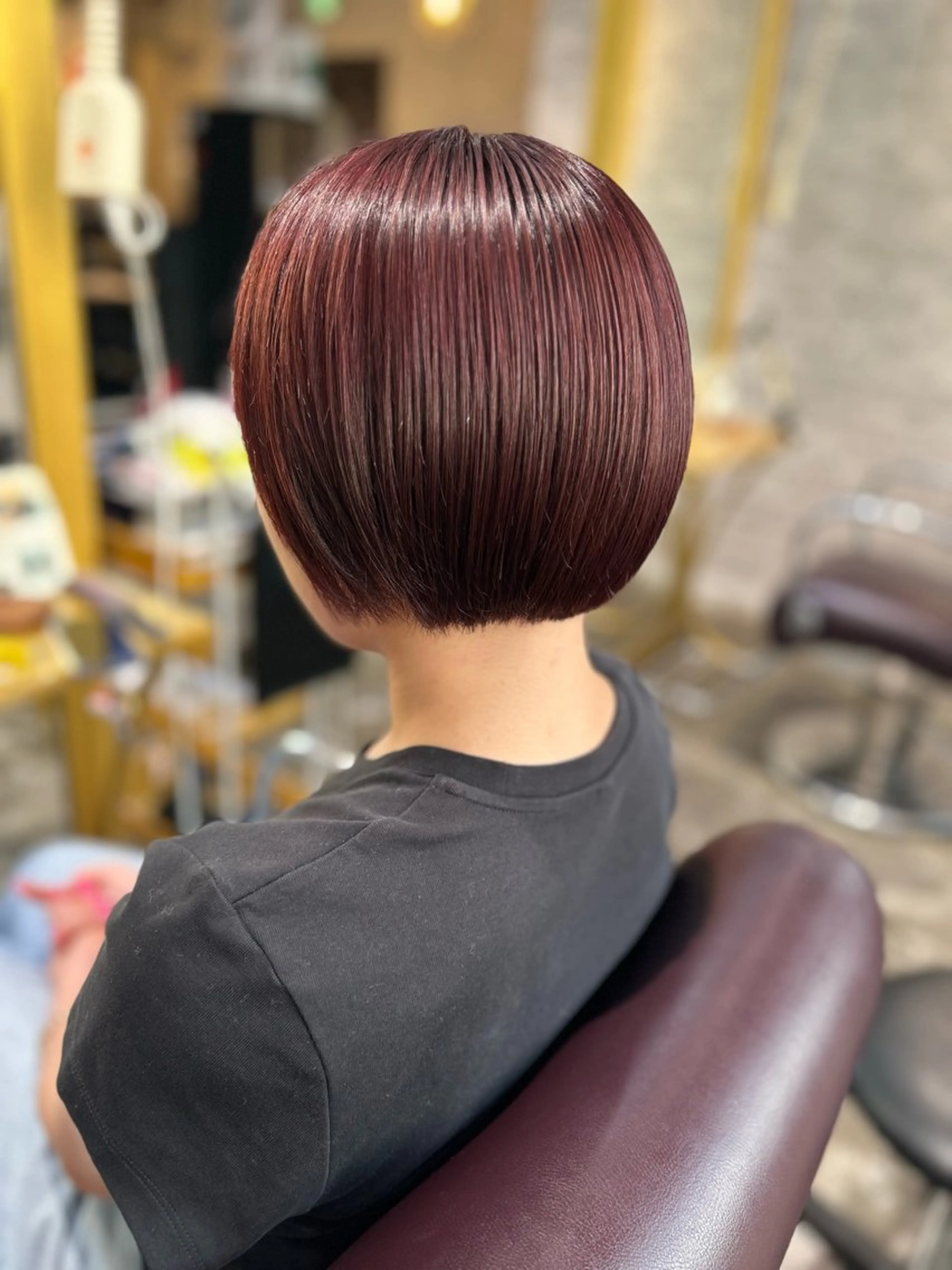 ショート ヘアカラー 縮毛矯正／髪質改善 🌼mizukiのヘアスタイル